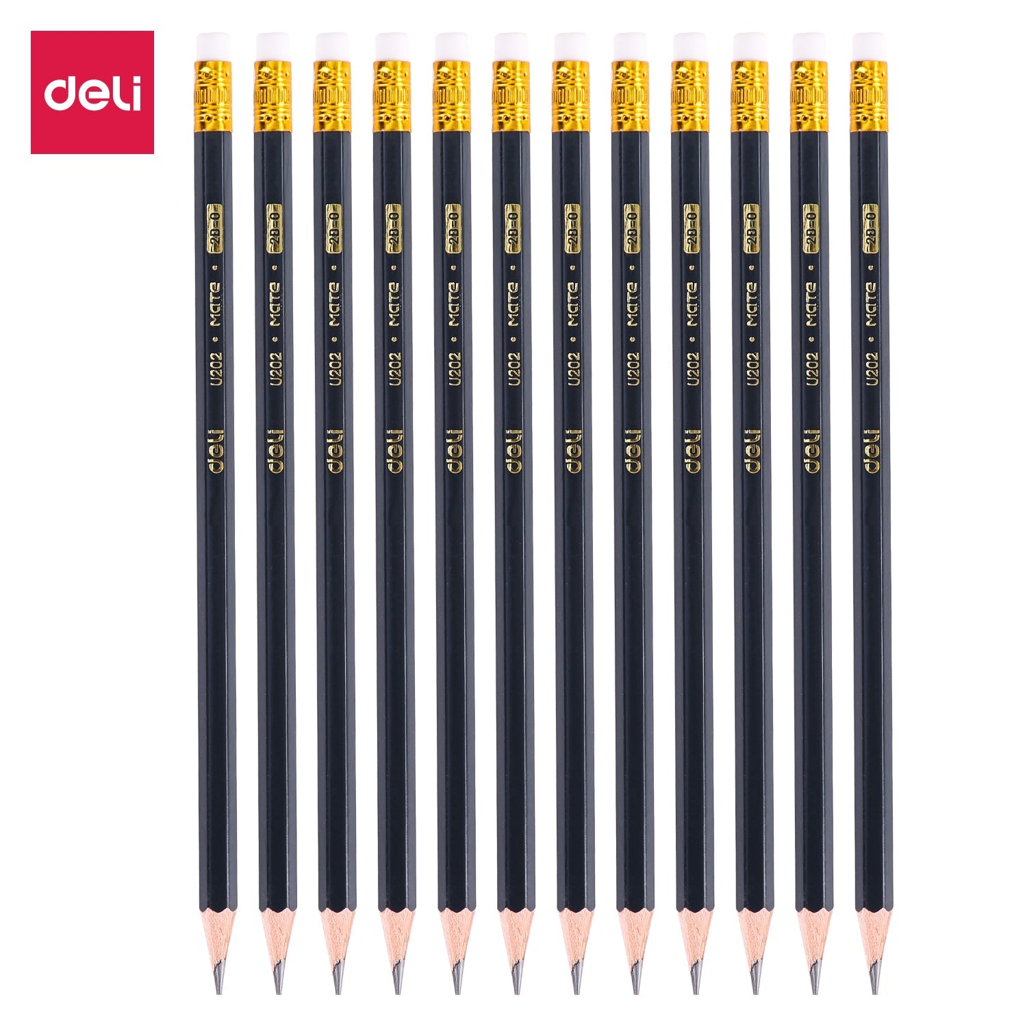 DELI EU20200 2B GraphitePencil W/Eraser