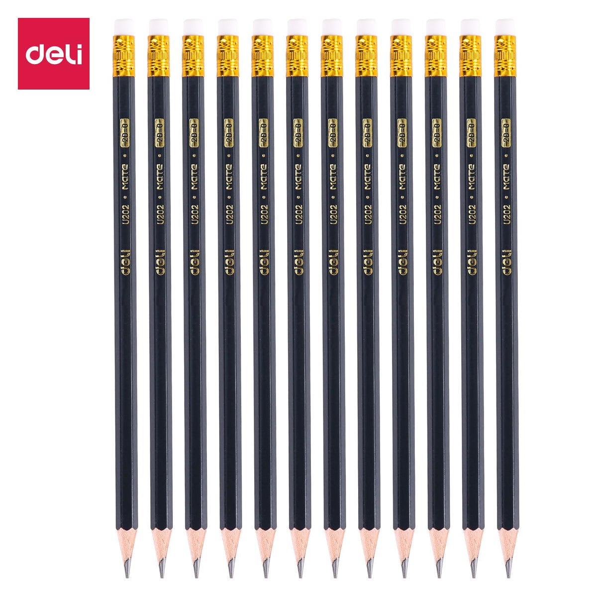 DELI EU20200 2B GraphitePencil W/Eraser