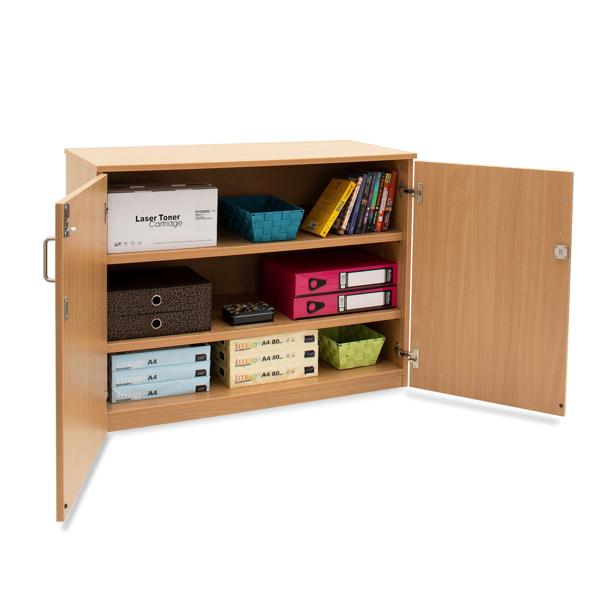Monarch stock cupboard with 2 adjustable shelves