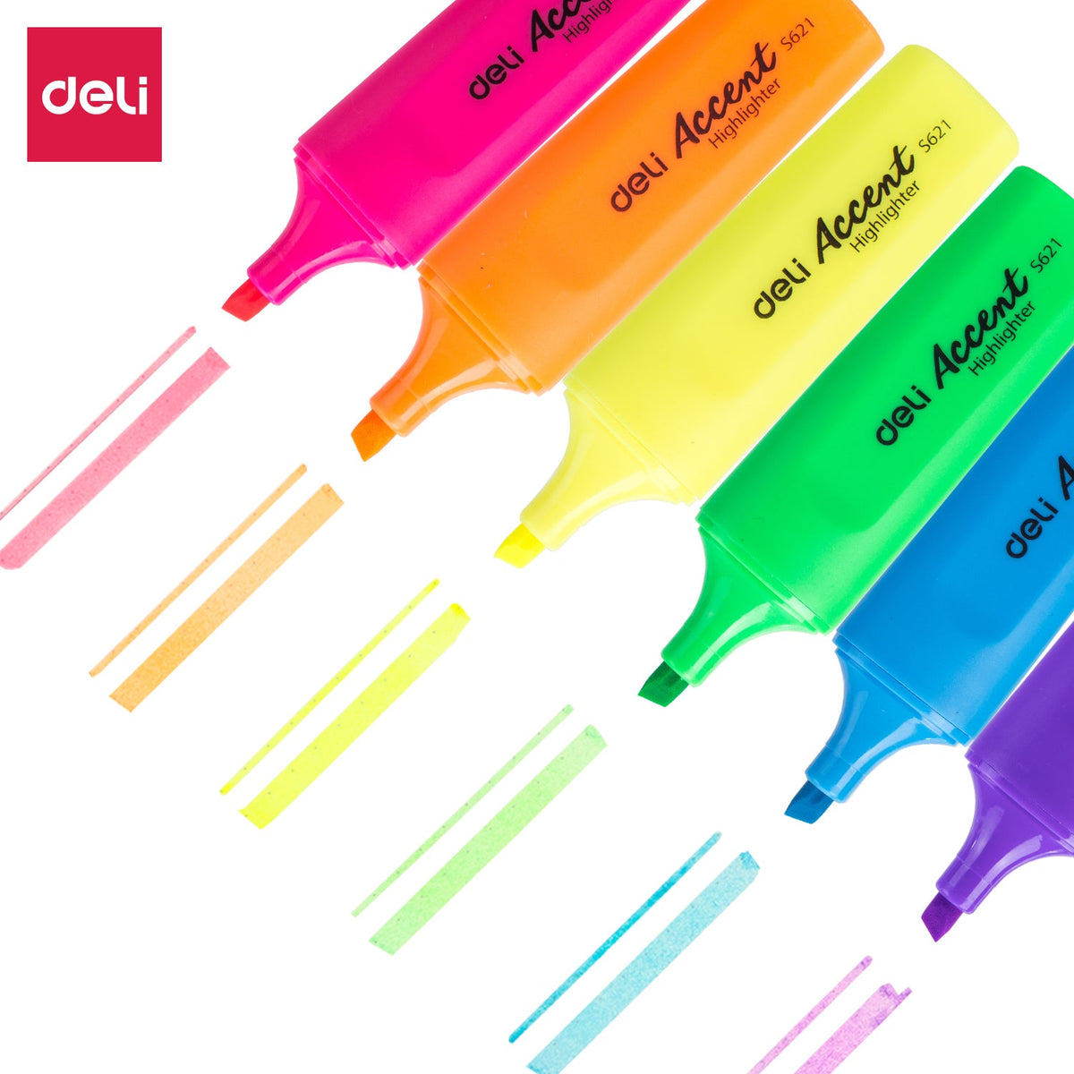 ES621 (BL) Deli Highlighter 10pcs