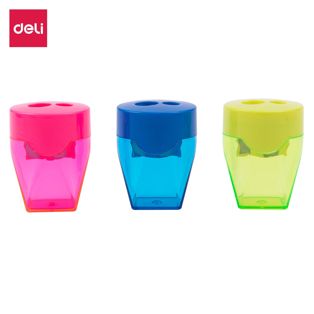 E39768 Deli Double Holepencil Sharpner(1x12)