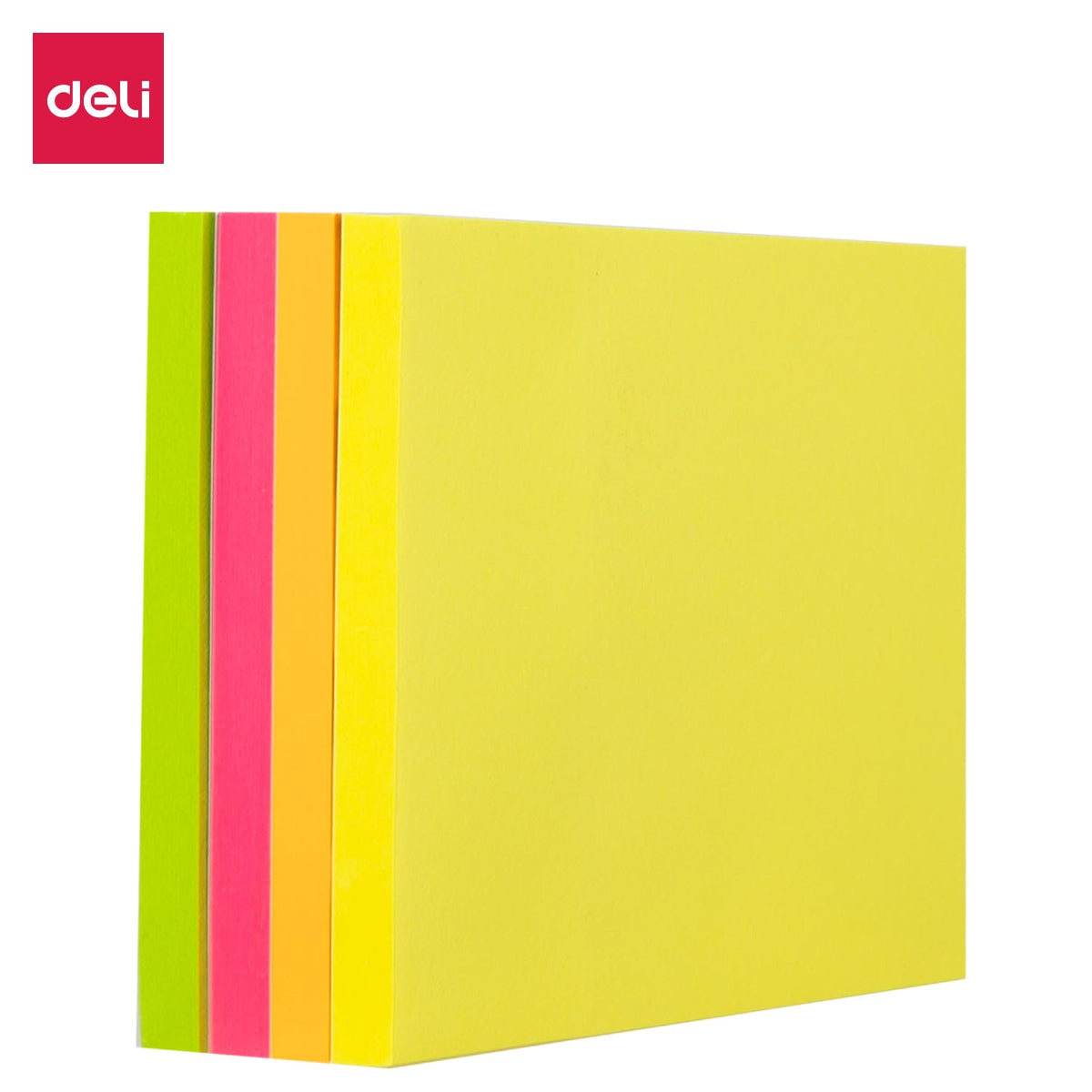 DELI EA03003 Neon Sticky Note 3x3 (ASST)(1X6)