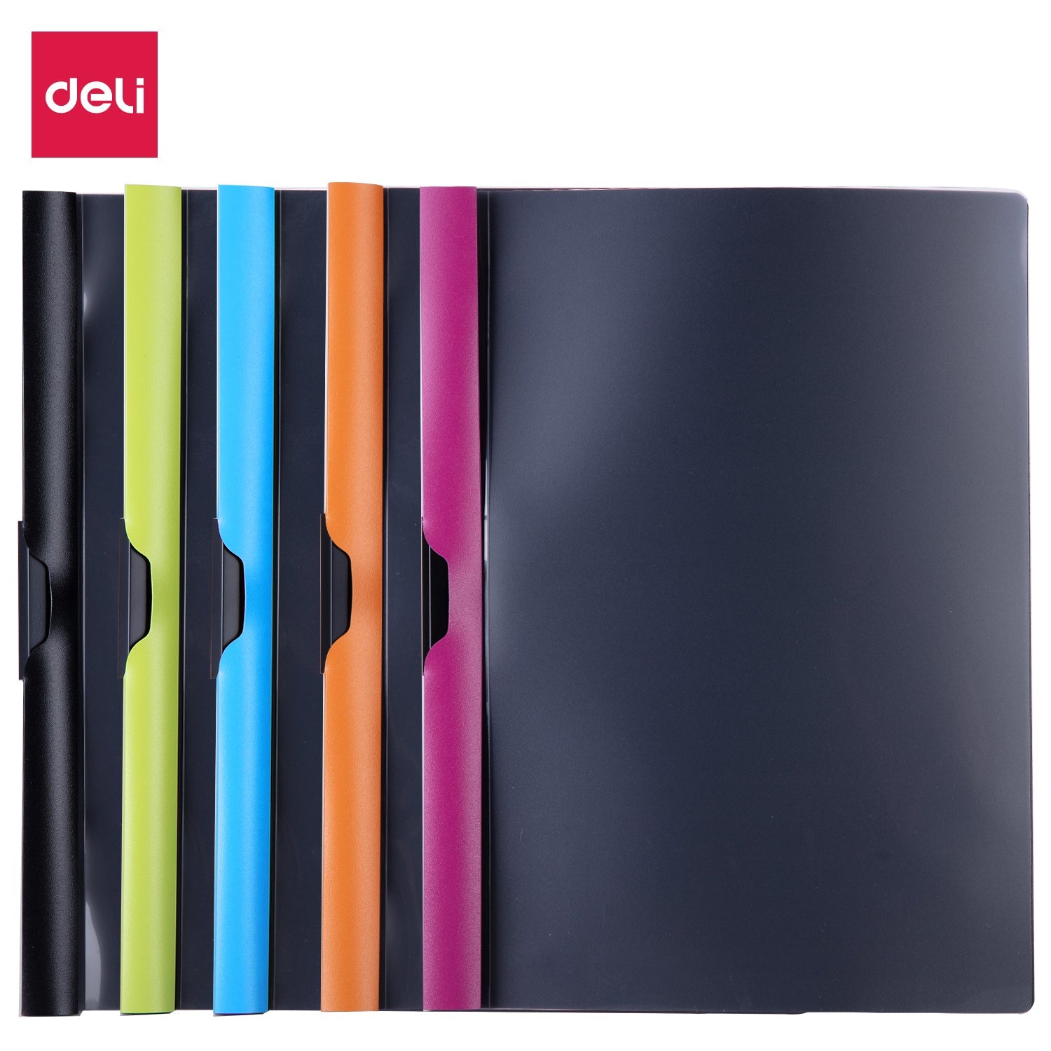 E38964 A4 Clip Report Cover (Assorted)Deli