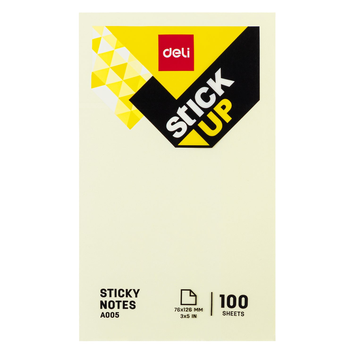 DELI EA00553Sticky/No 3*5 Yellow 76*126 mm 100 Sh (1x12)