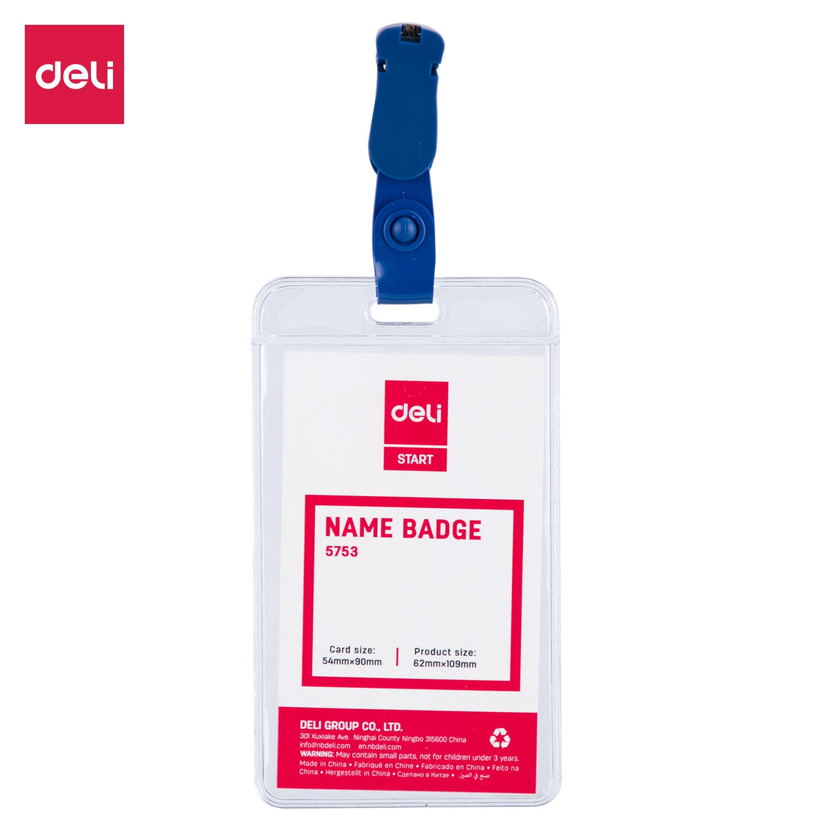 E5753,Deli Pvc Id Pass (1X50)