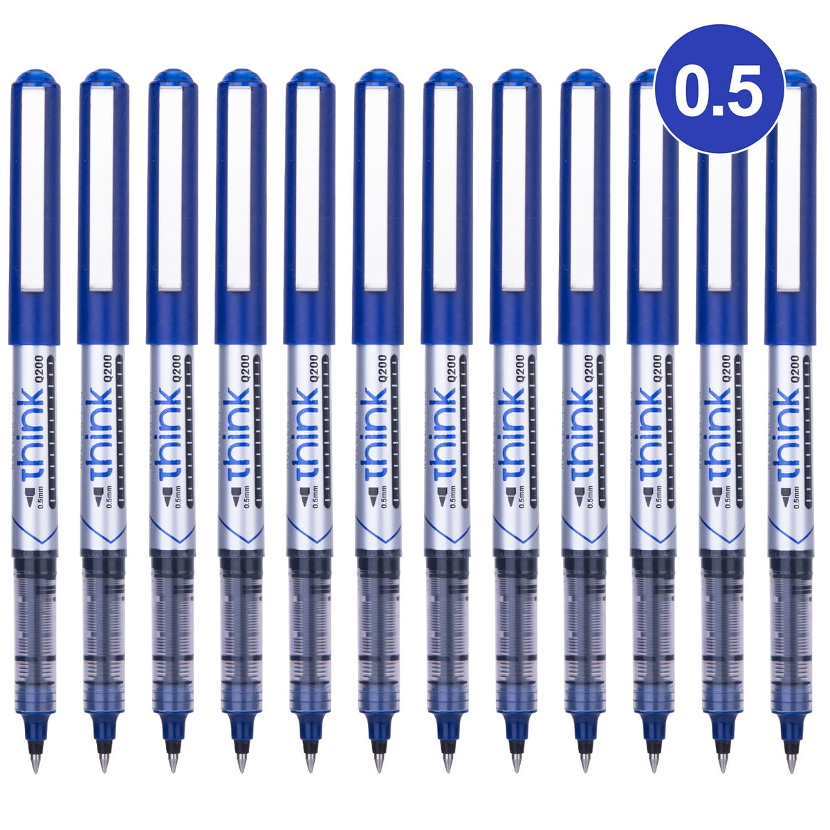 DELI EQ20030 Roller Pen Blue 0.5 mm (1x12)