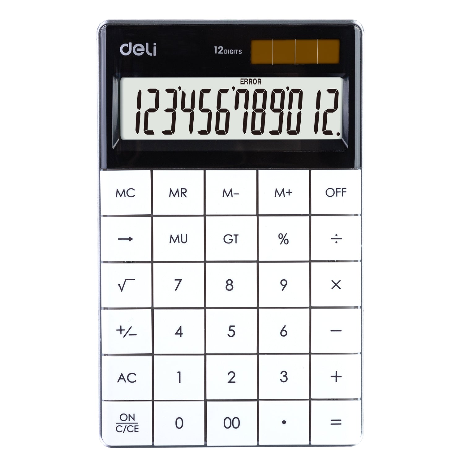 DELI E1589 Calculator 12 Digits-White