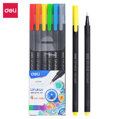 DELI EQ900-12 Fine Liner 12 Colors 1-5mm Washable