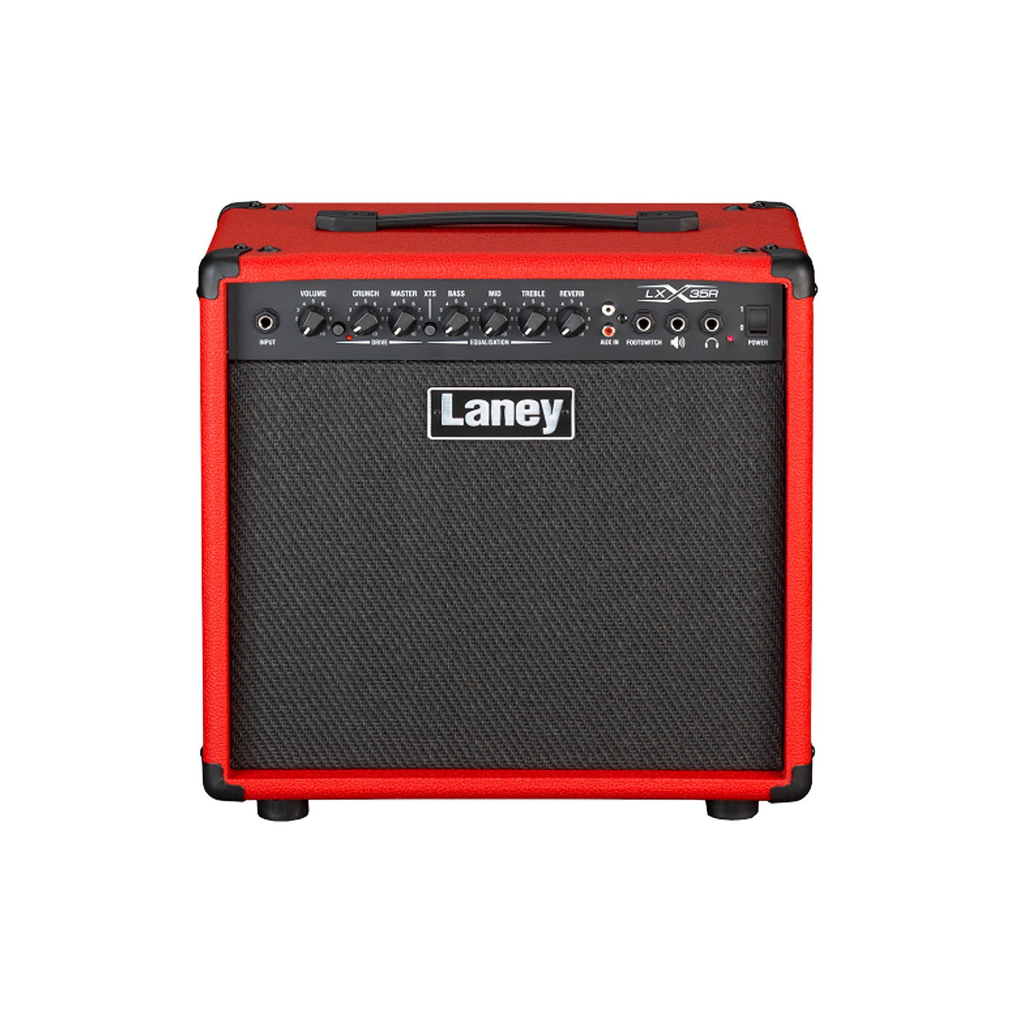 Laney LX35R 35W guitar combo amplifier with reverb – Red