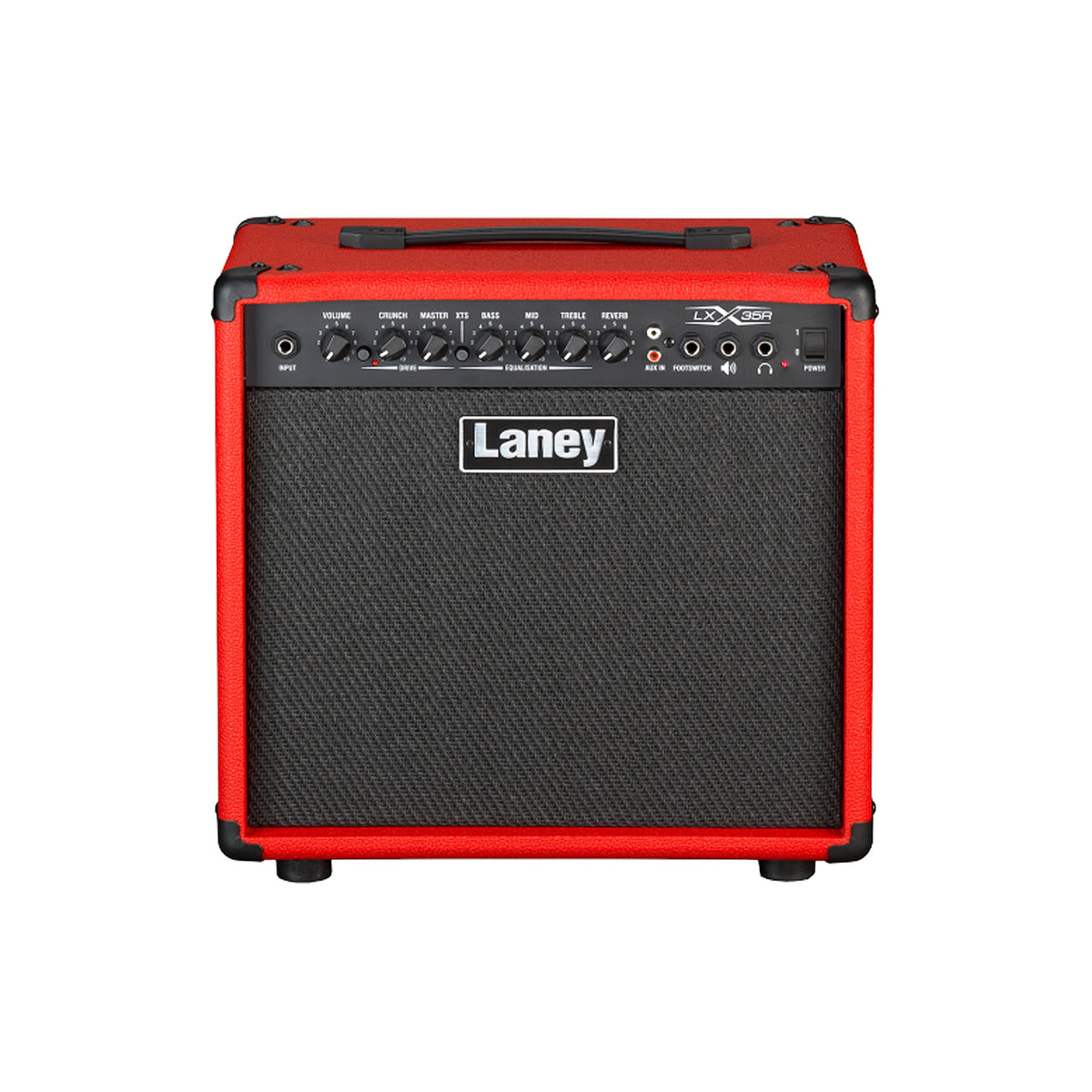 Laney LX35R 35W guitar combo amplifier with reverb – Red