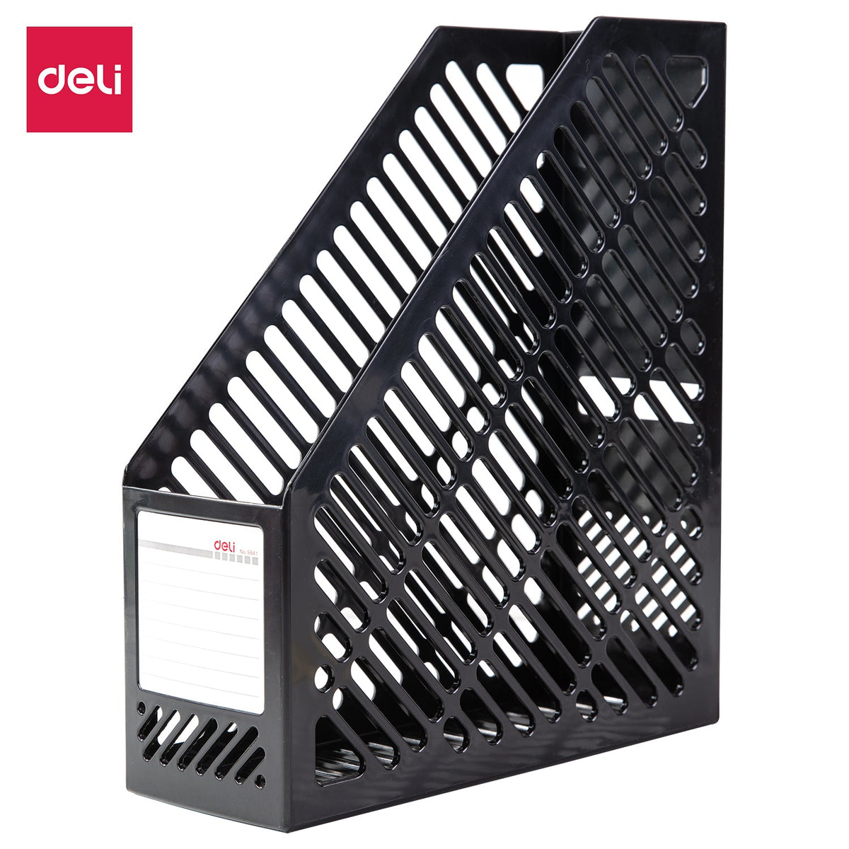 E9841,Deli Magazine Rack Black