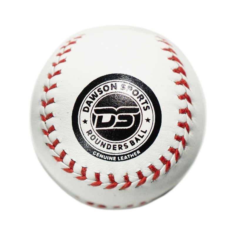 DS Leather Rounders Ball - Geniue Leather White