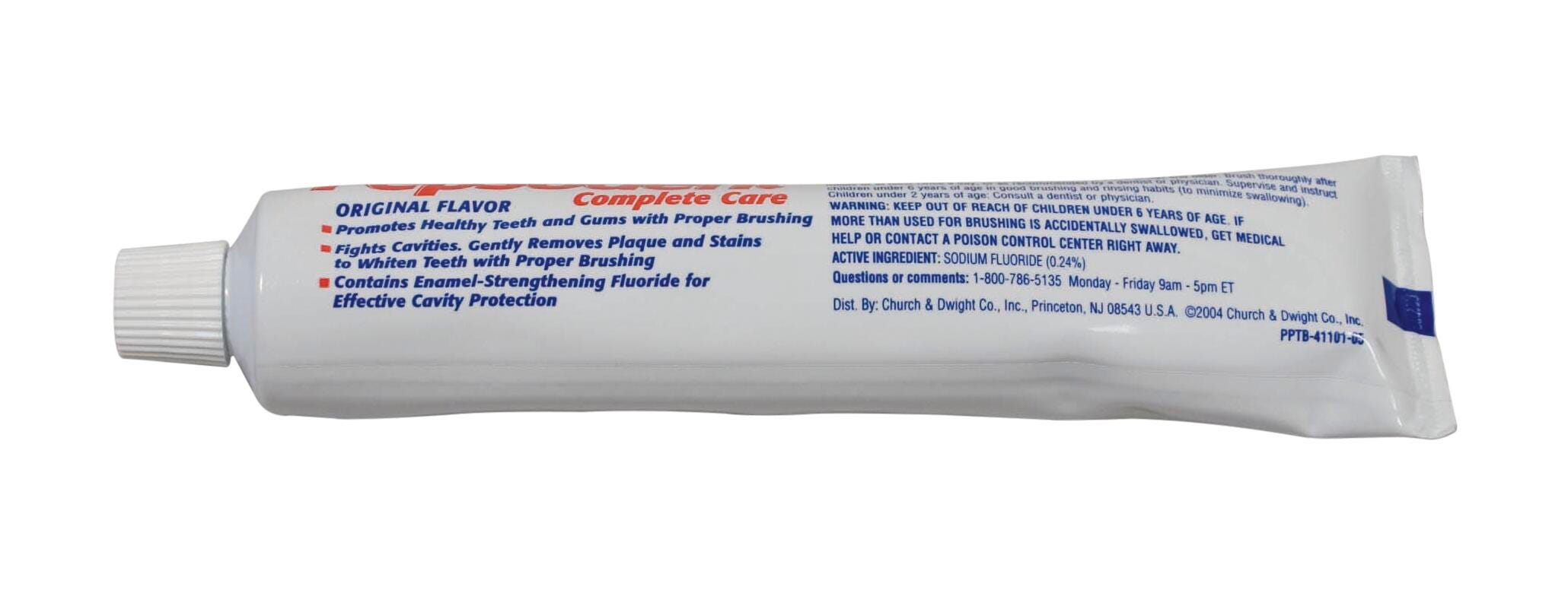 TOOTHPASTE TUBE 6 OZ