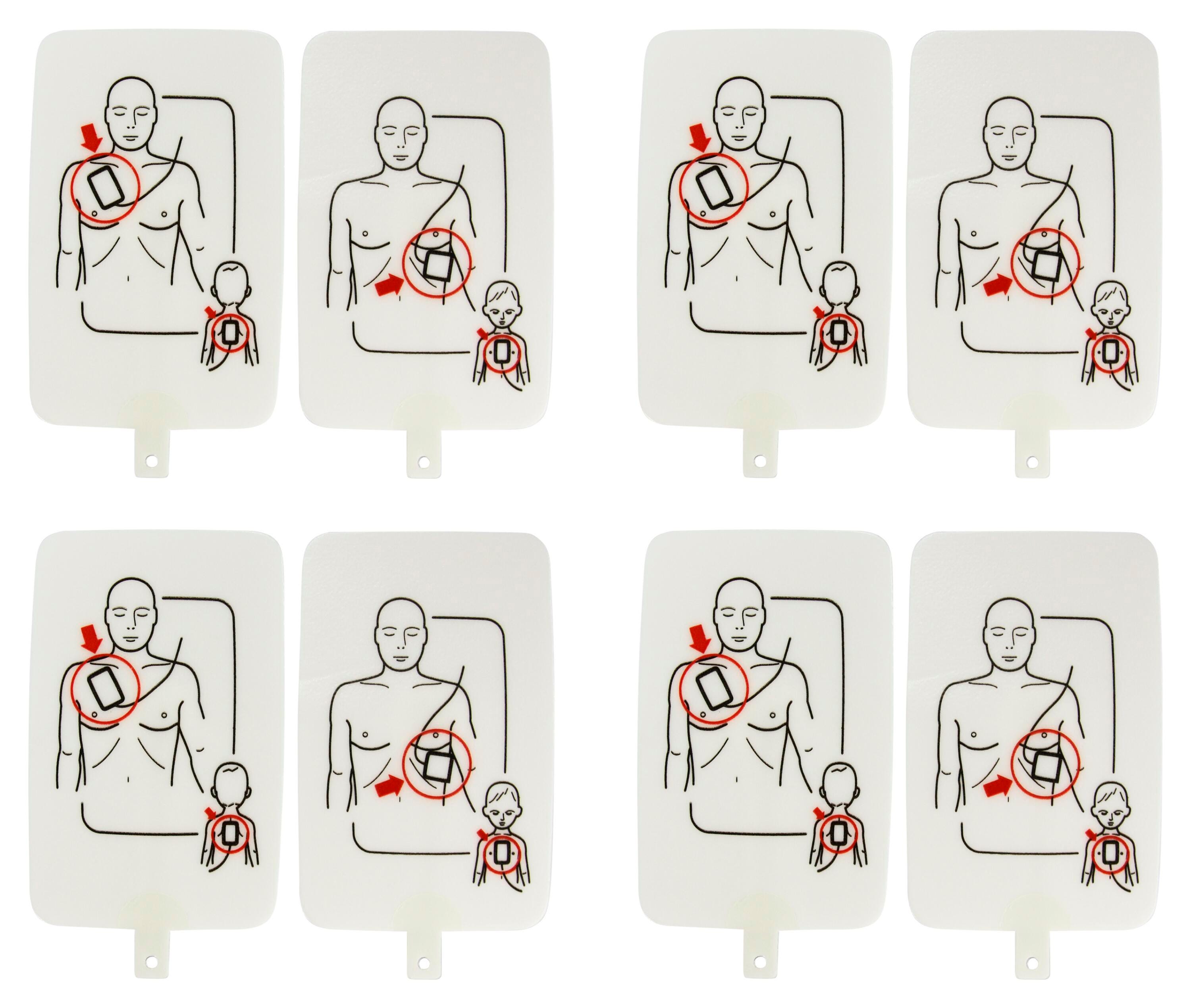 AED TRAINER ELECTRODES - ULTRATRAINER ADULT/CHILD - PACK OF 4