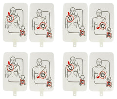 AED TRAINER ELECTRODES - ULTRATRAINER ADULT/CHILD - PACK OF 4