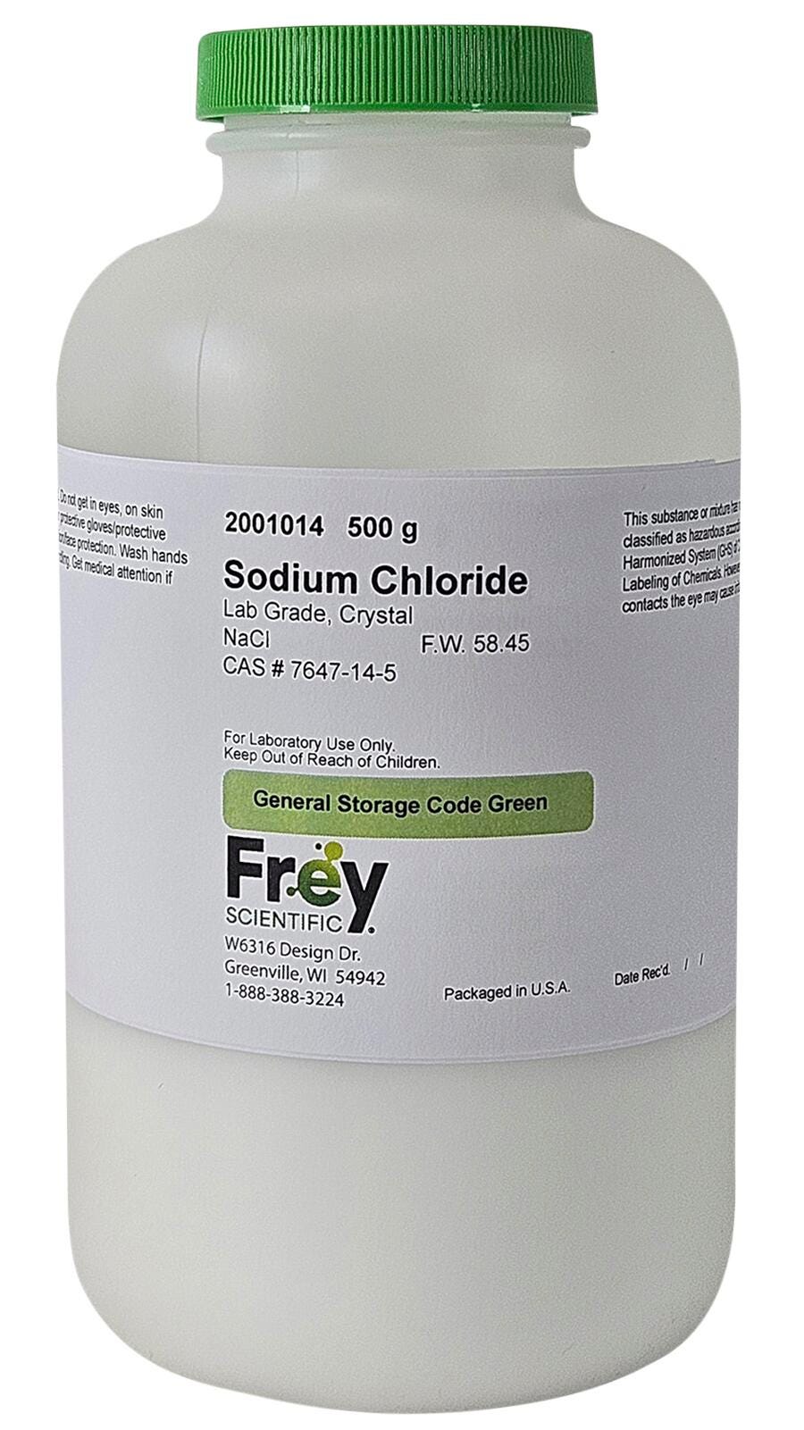 CHEM SODIUM CHLORIDE LG 500G