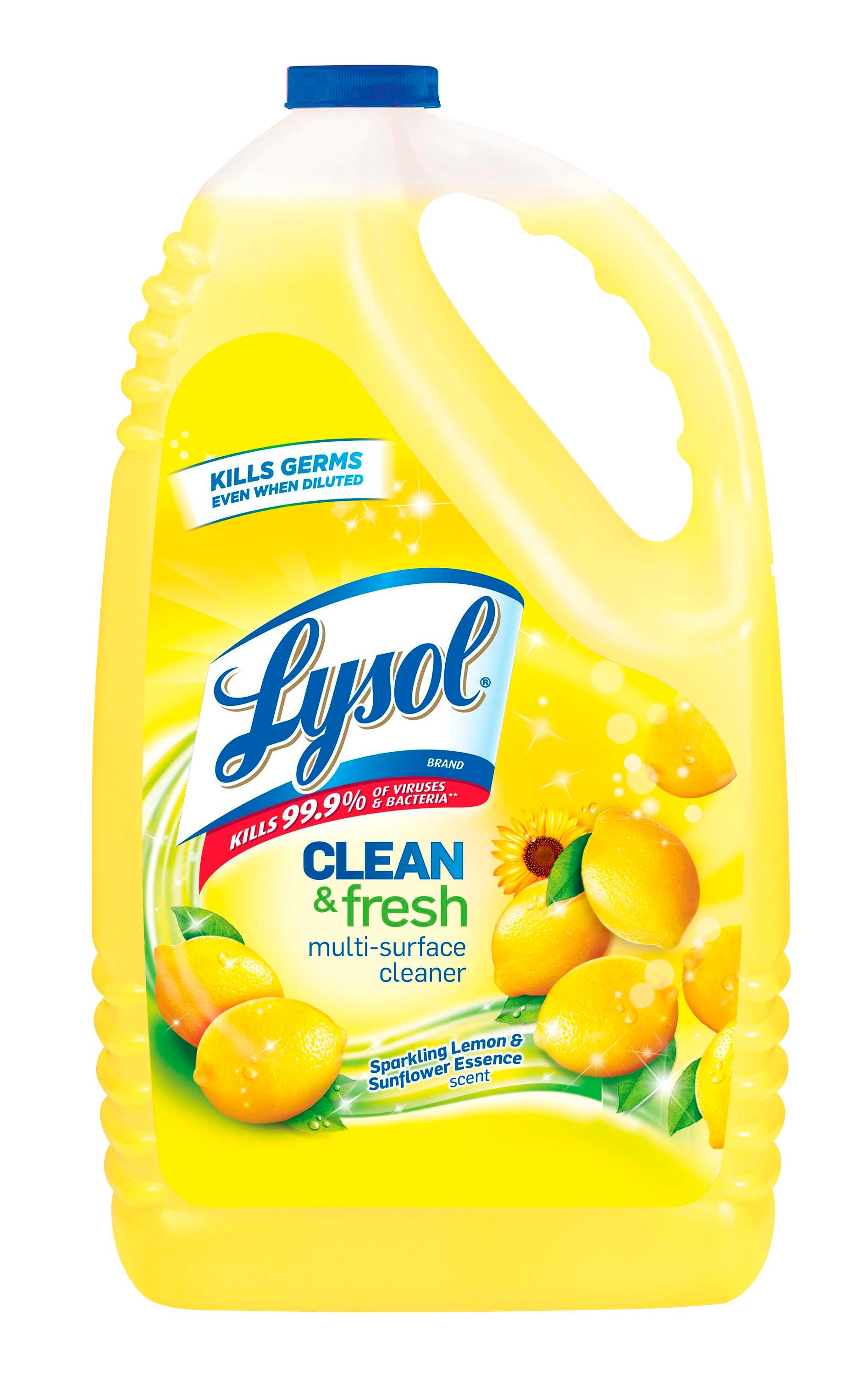 CLEANER - LYSOL ALL PURPOSE - POURABLE LEMON BREEZE 144 OZ - CASE OF 4