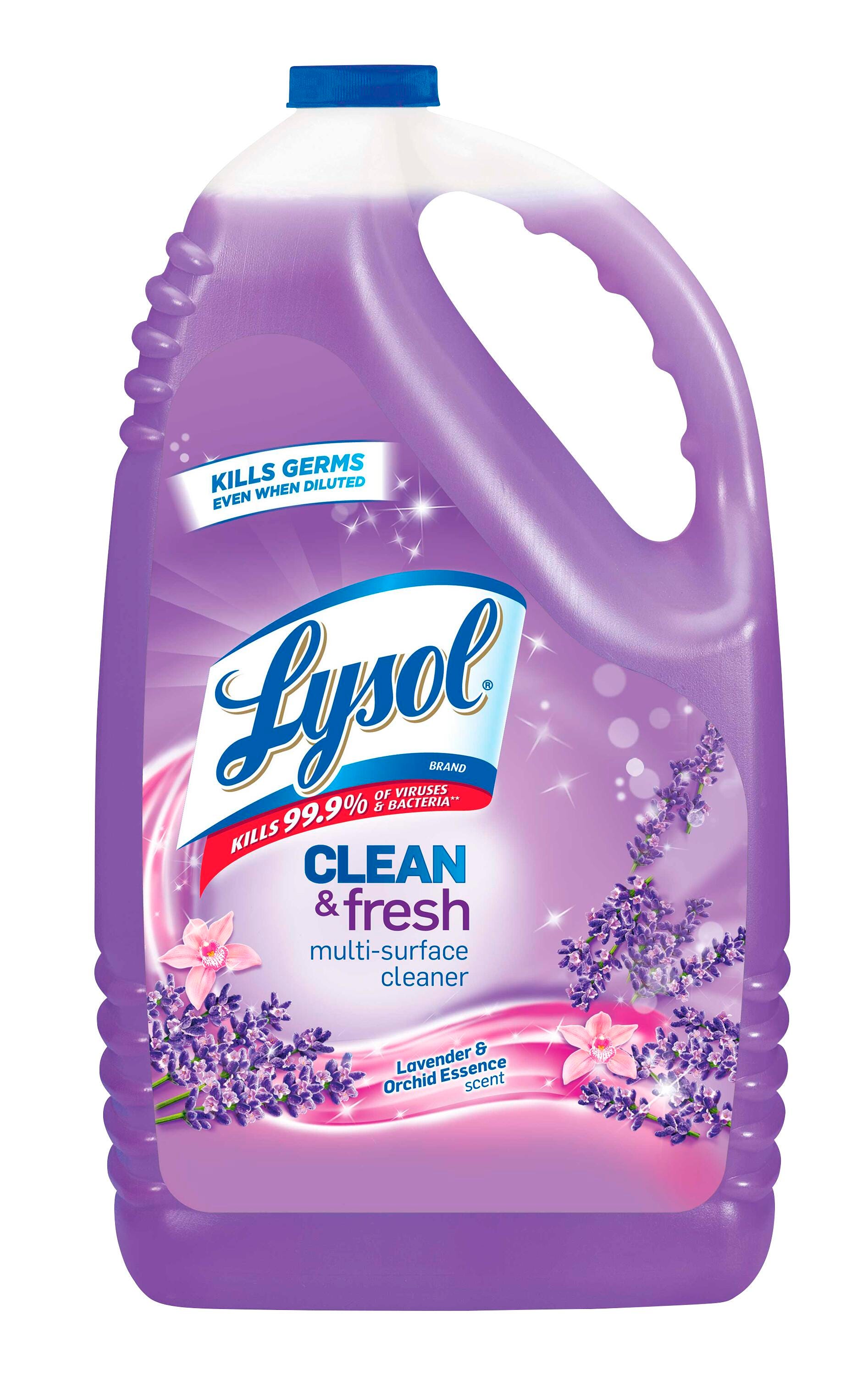 CLEANER - LYSOL MULTI-PURPOSE - POURABLE LAVENDER ORCHID 144 OZ - CASE OF 4