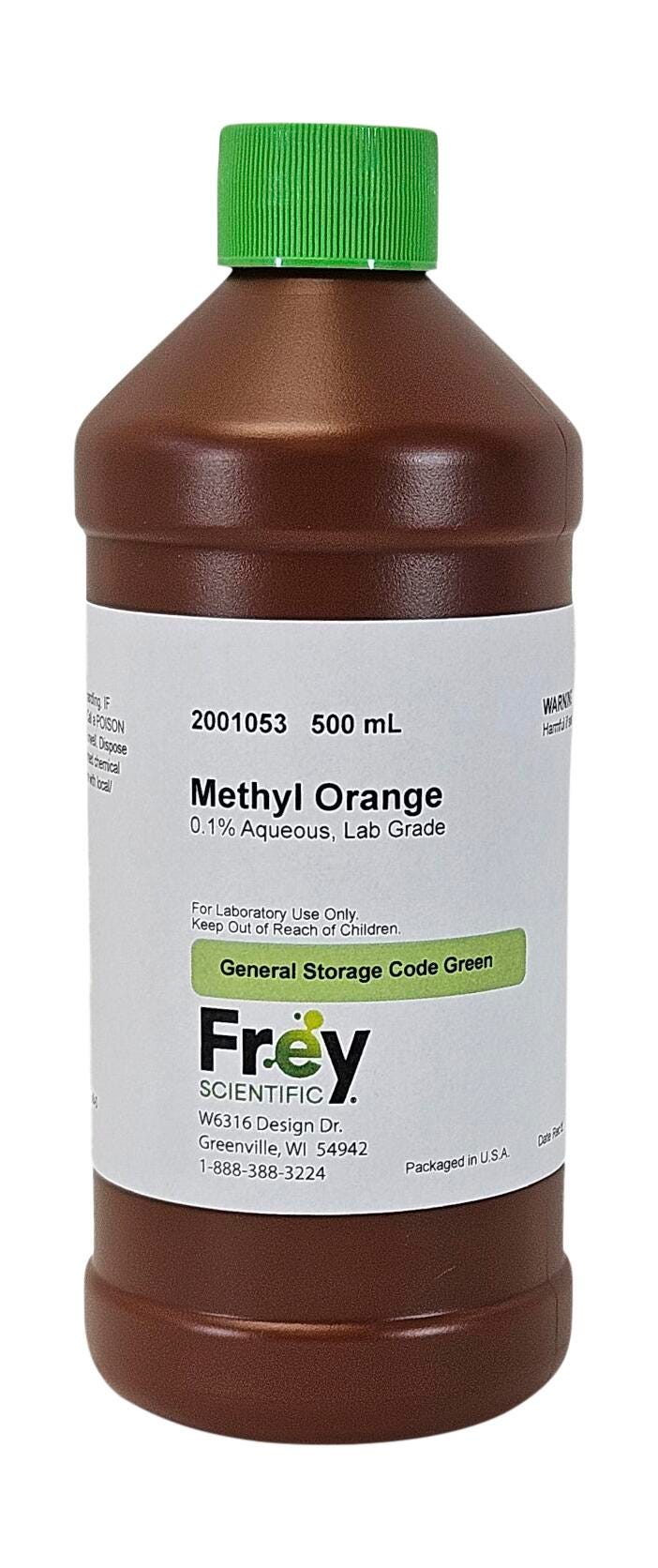 CHEM METHYL ORANGE 0.1  AQUEOUS LG 500ML