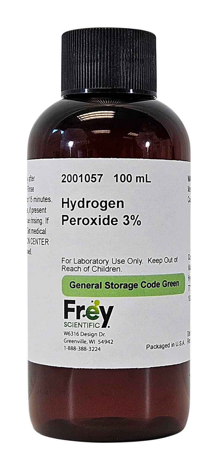 CHEM HYDROGEN PEROXIDE 3 PERCENT LG 100ML