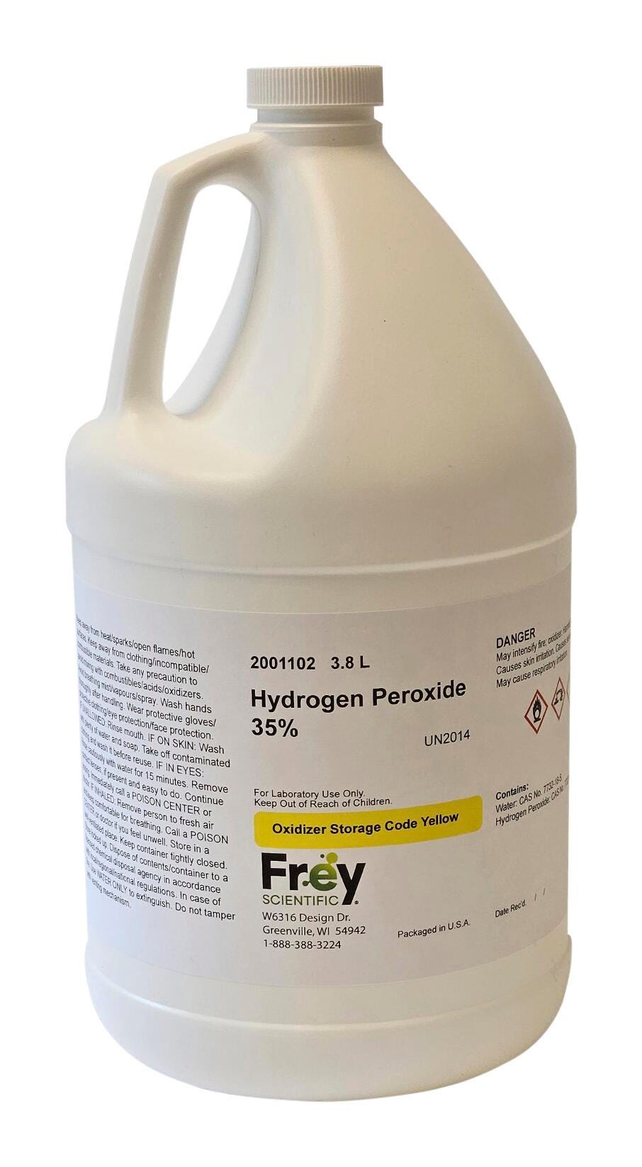 CHEM HYDROGEN PEROXIDE 35 PERCENT LG 3.8L