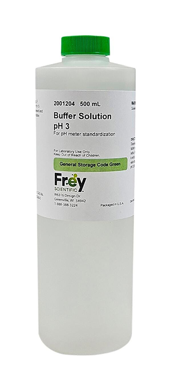 CHEM BUFFER SOLUTION PH 3 LG 500ML