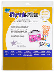 SHRINK FILM GRAFIX 8.5X11 IN GOLD-SILVER PK OF 6