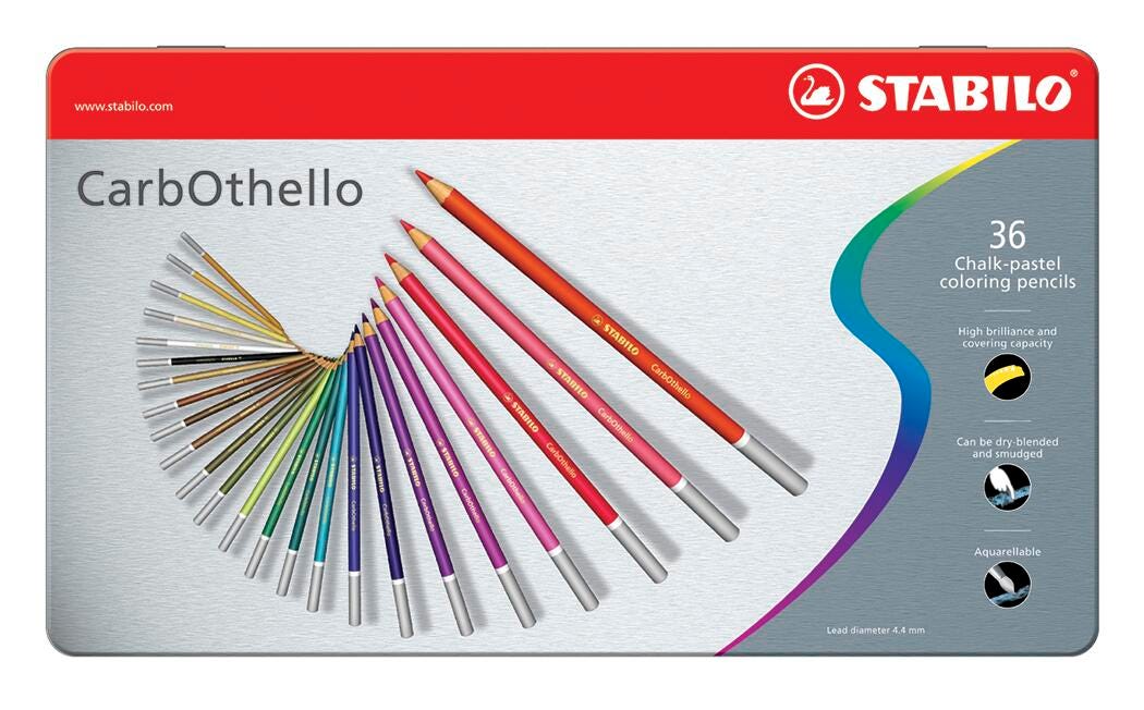 PENCIL CHALK STABILO ASST COLOR SET OF 36