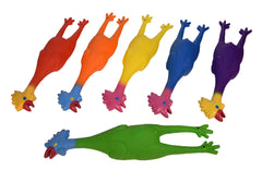 RUBBERLIKE CHICKENS SET OF 6