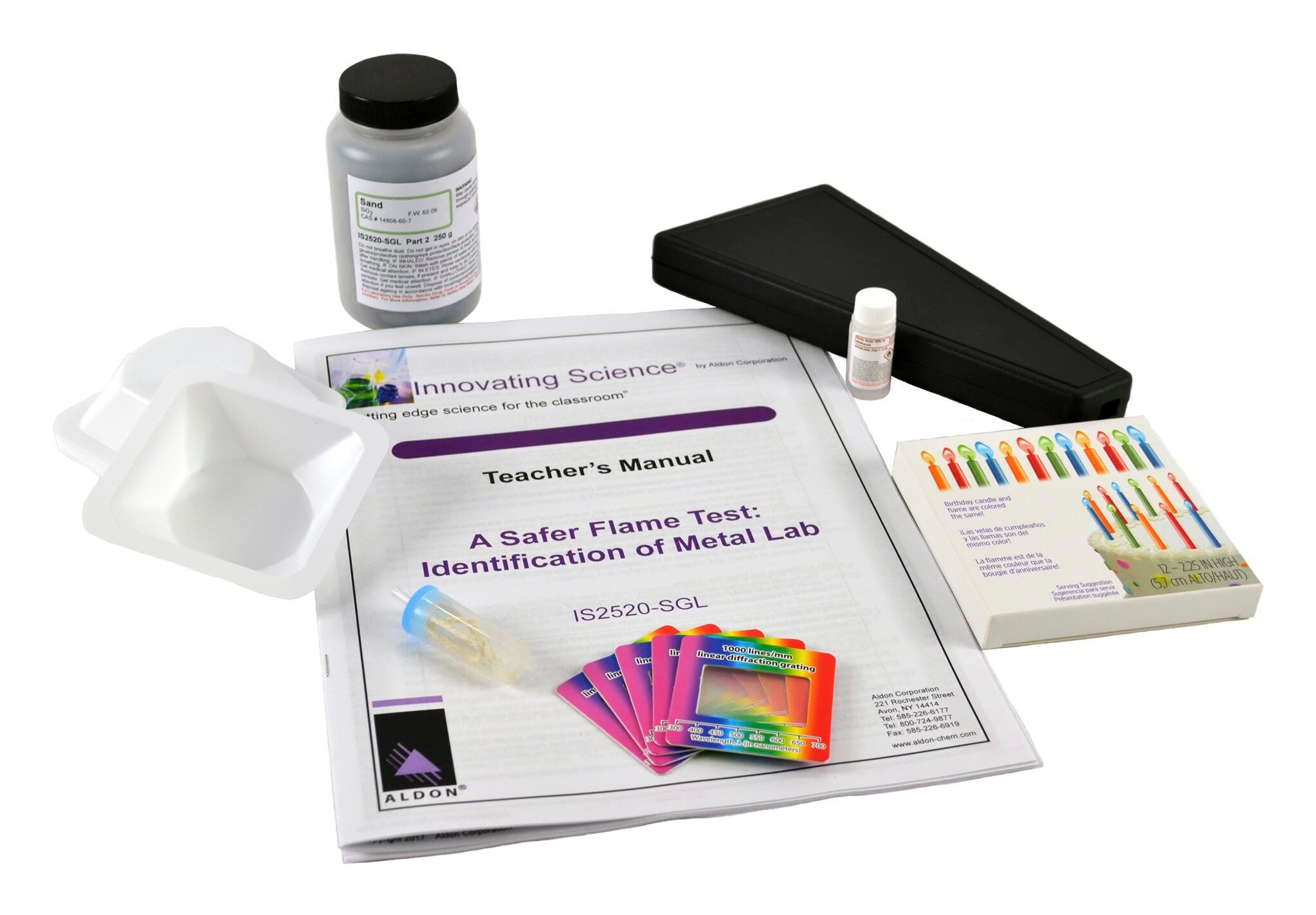 KIT - A SAFER FLAME TEST IDENTIFICATION OF METAL LAB ACTIVITY - SMALL GROUP