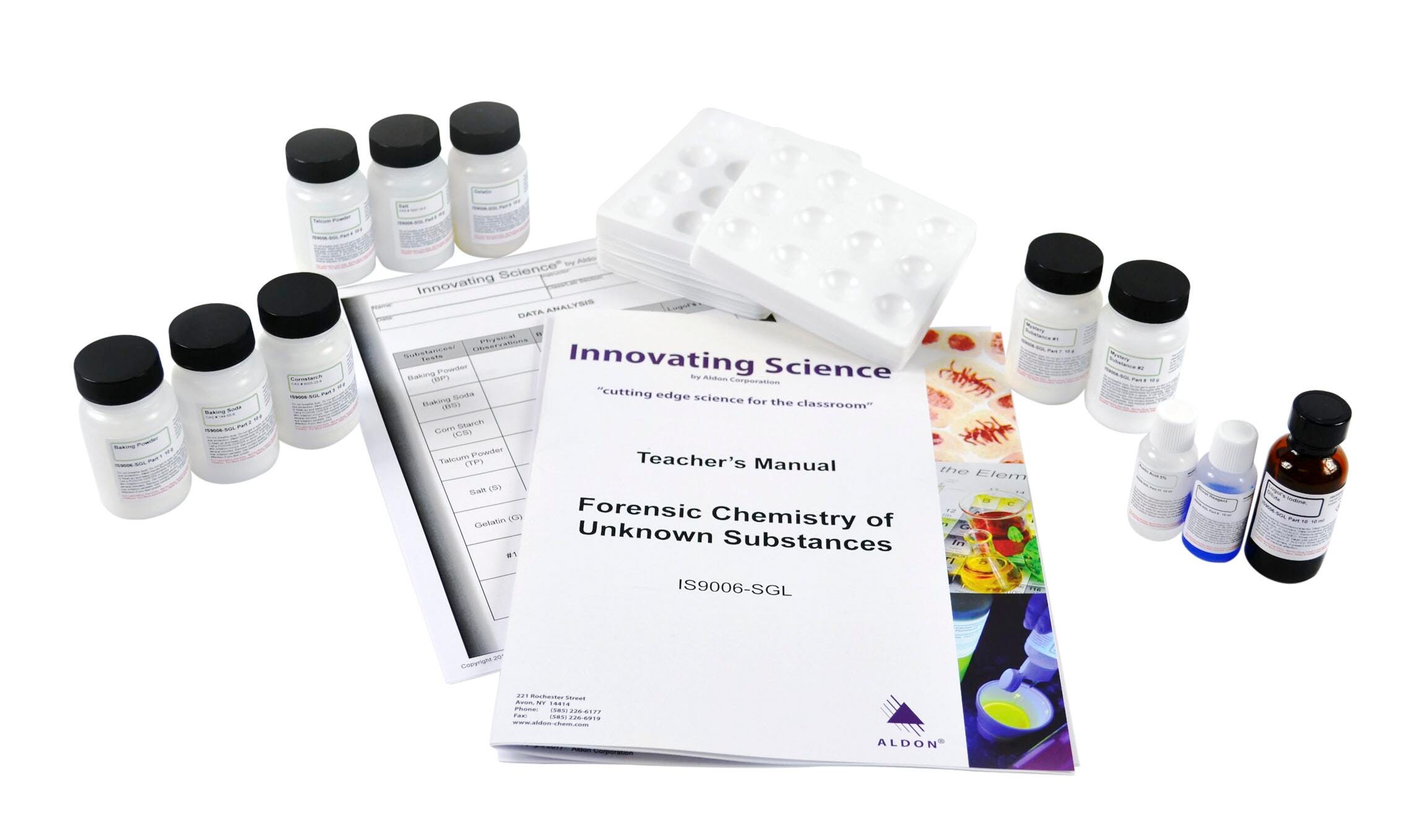 KIT - FORENSIC CHEMISTRY OF UNKNOWN SUBSTANCES - SMALL GROUP
