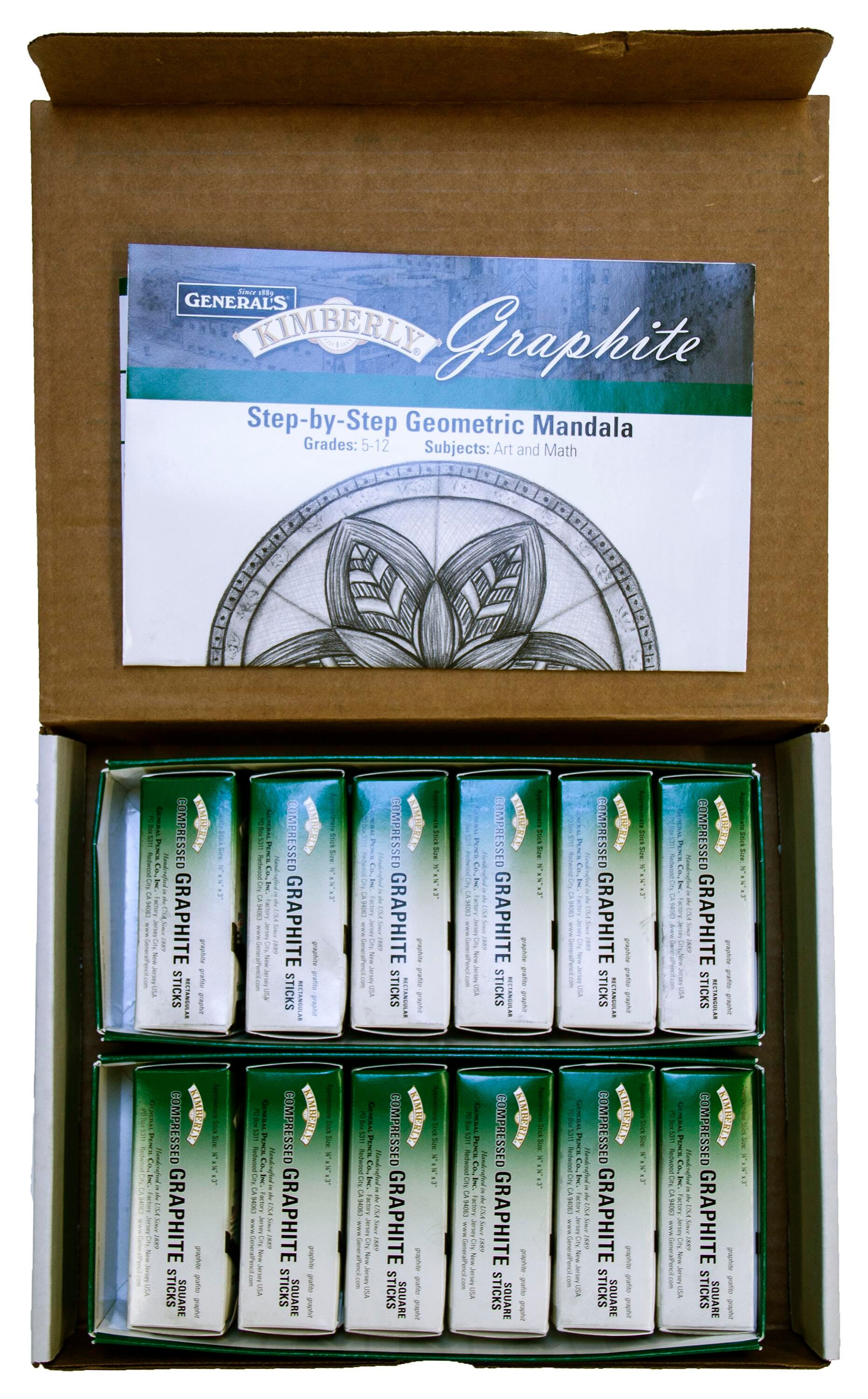 GRAPHITE STICKS COMP GENERALS KIMBERLY CLASSROOM PACK ASST HARDNESS SET OF 108