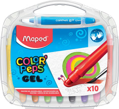 CRAYONS GEL WTCLR MAPED ASST COLORS SET OF 10