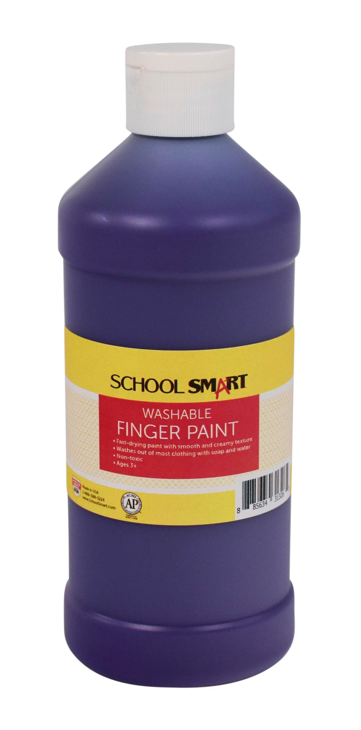 PAINT FINGER WASHABLE PURPLE PINT - SCHOOL SMART
