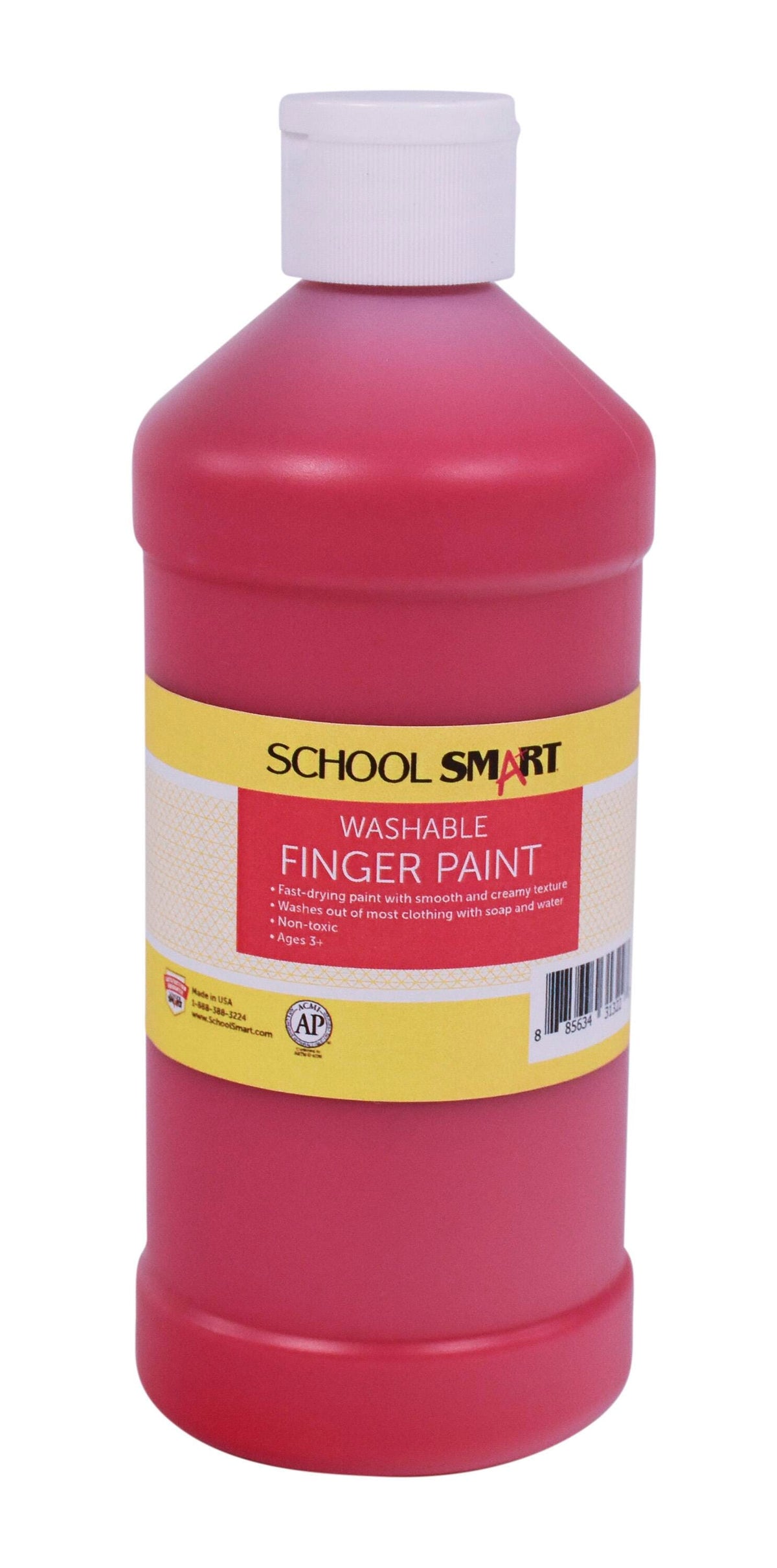 PAINT FINGER WASHABLE RED PINT - SCHOOL SMART