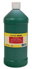 PAINT FINGER WASHABLE GREEN QUART - SCHOOL SMART