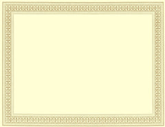 CERTIFICATES - FLOURISH PREMIUM GOLD FOIL - PACK OF 12