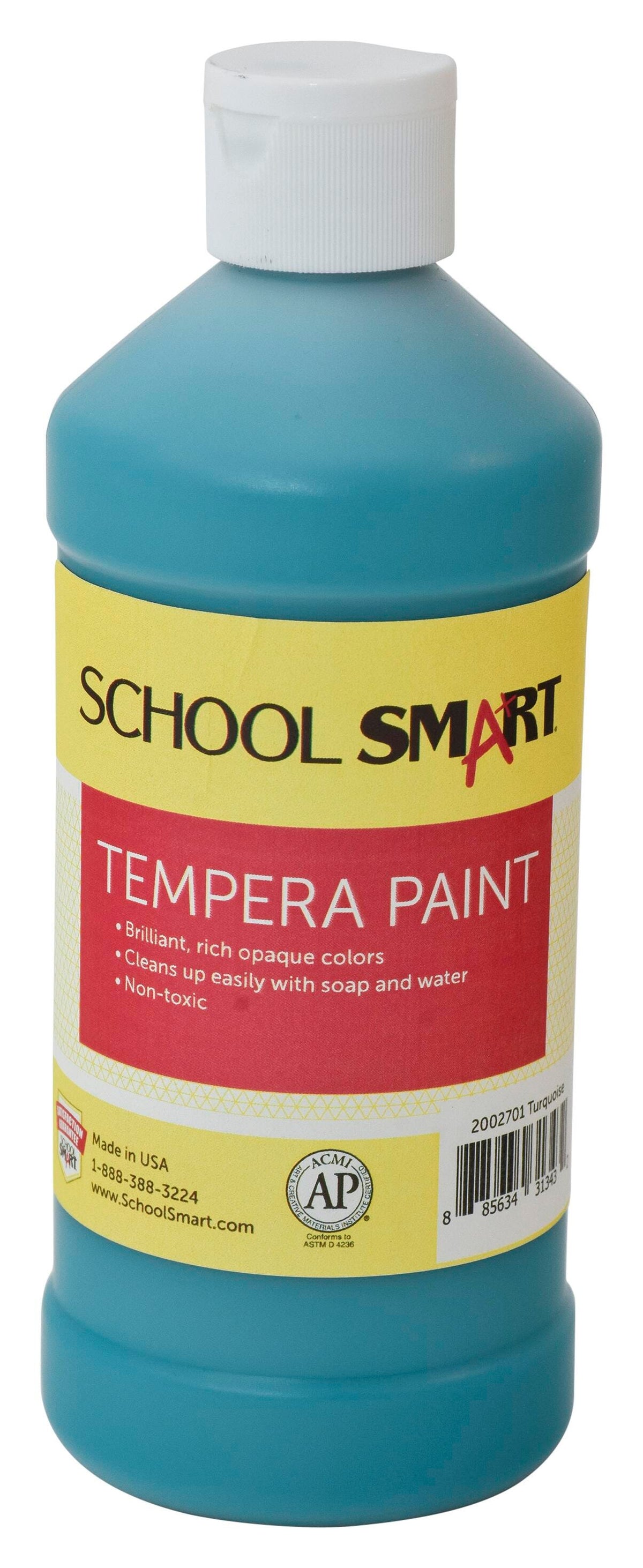 PAINT TEMPERA SCHOOL SMART TURQUOISE PINT