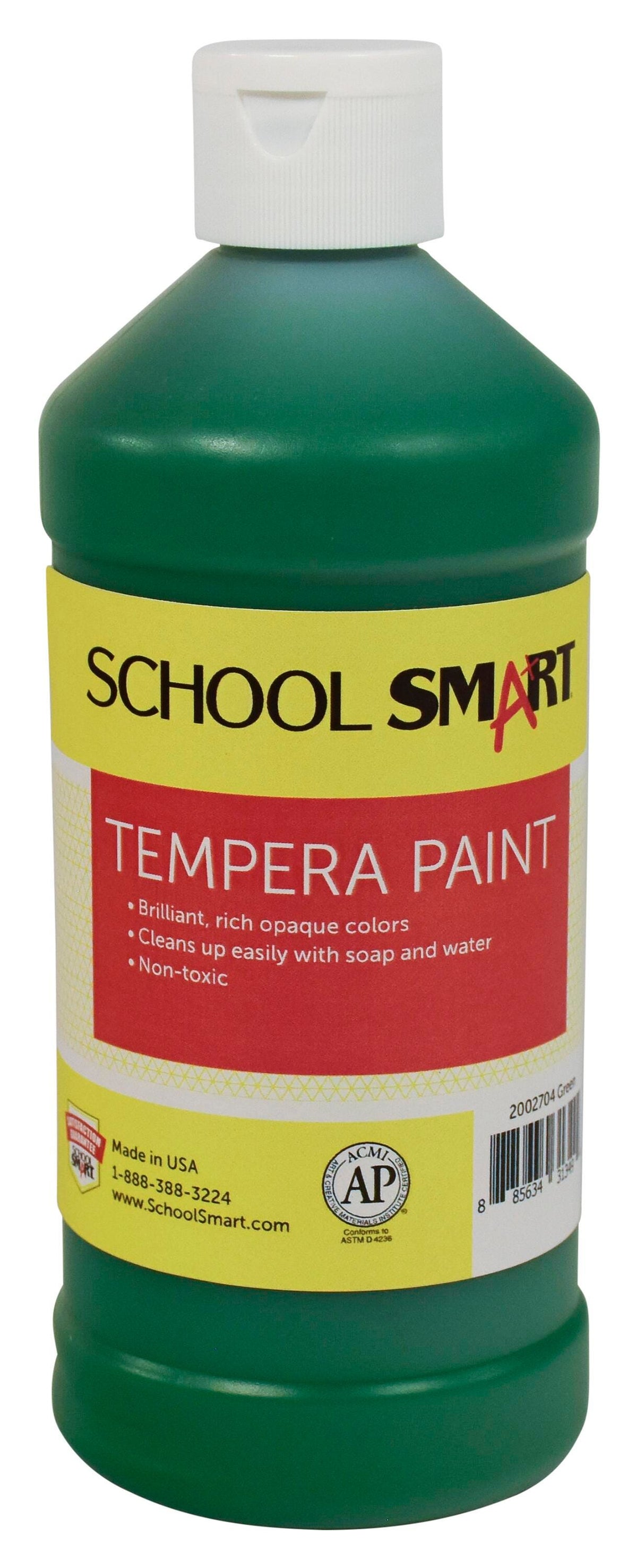 PAINT TEMPERA SCHOOL SMART GREEN PINT