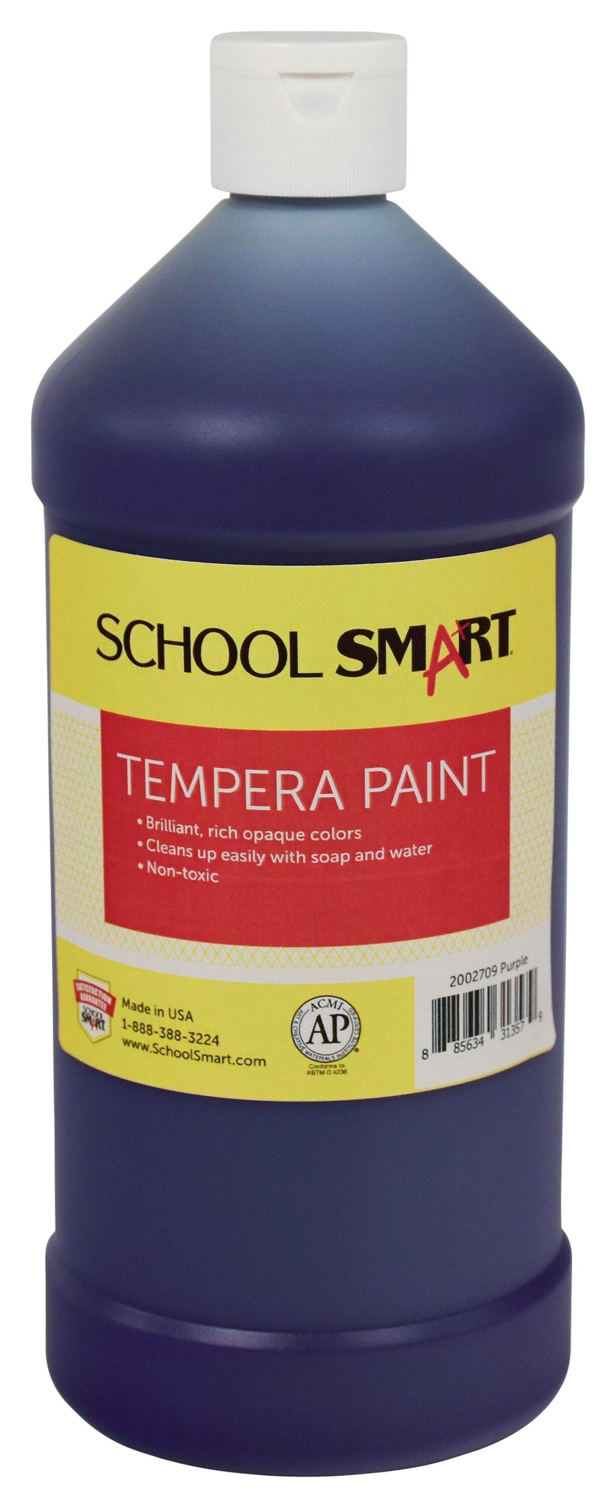 PAINT TEMPERA SCHOOL SMART PURPLE QUART