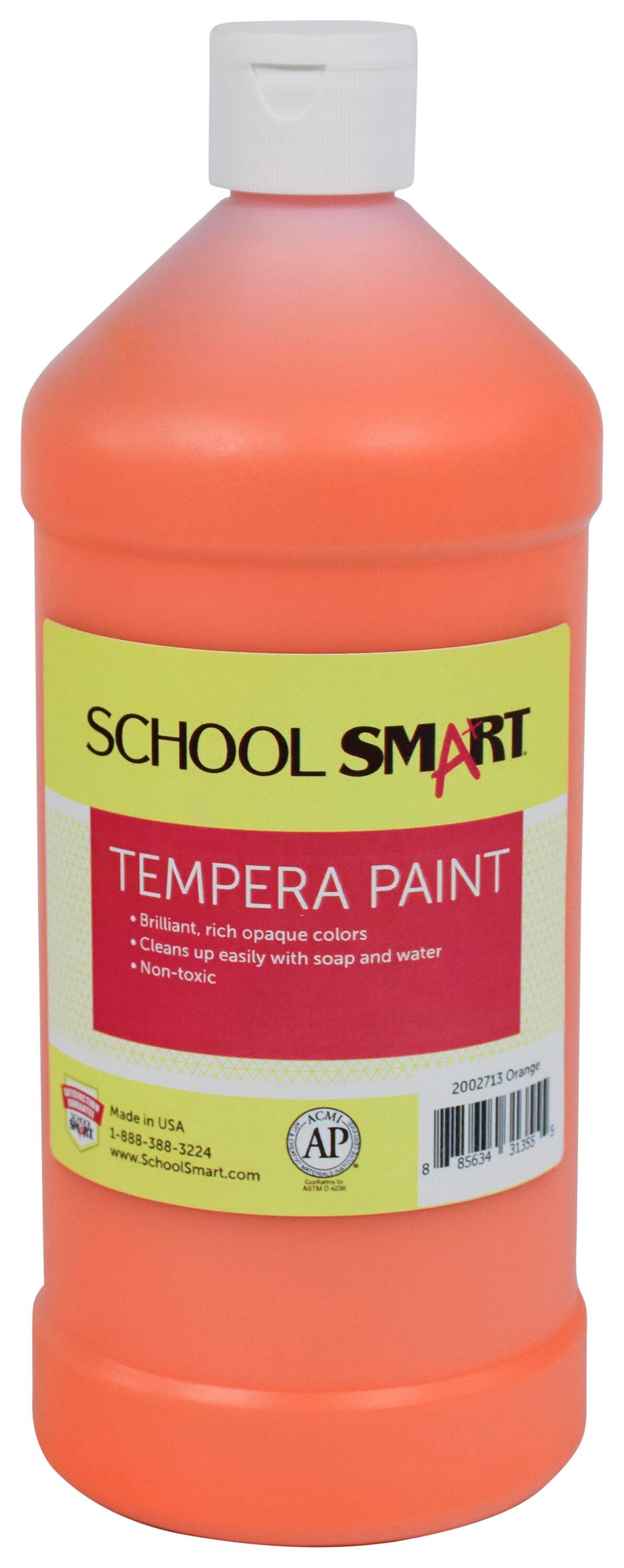 PAINT TEMPERA SCHOOL SMART ORANGE QUART