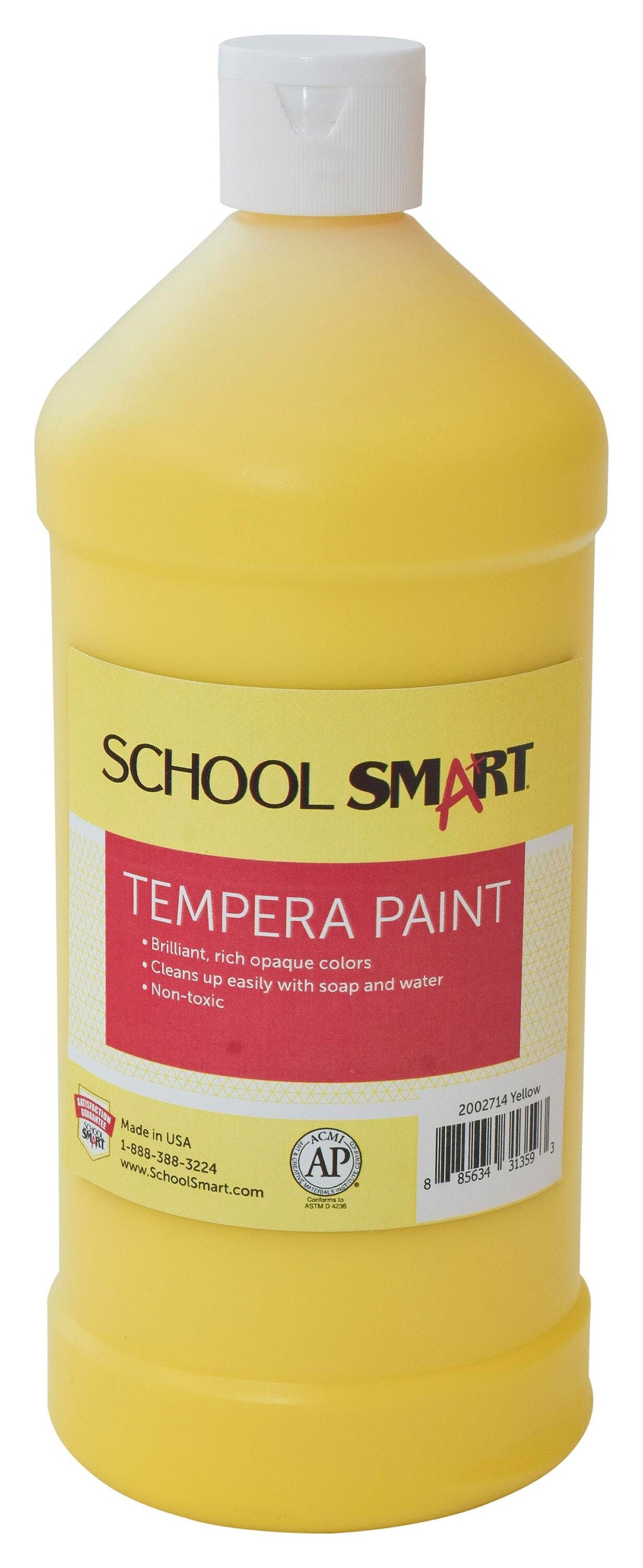 PAINT TEMPERA SCHOOL SMART YELLOW QUART