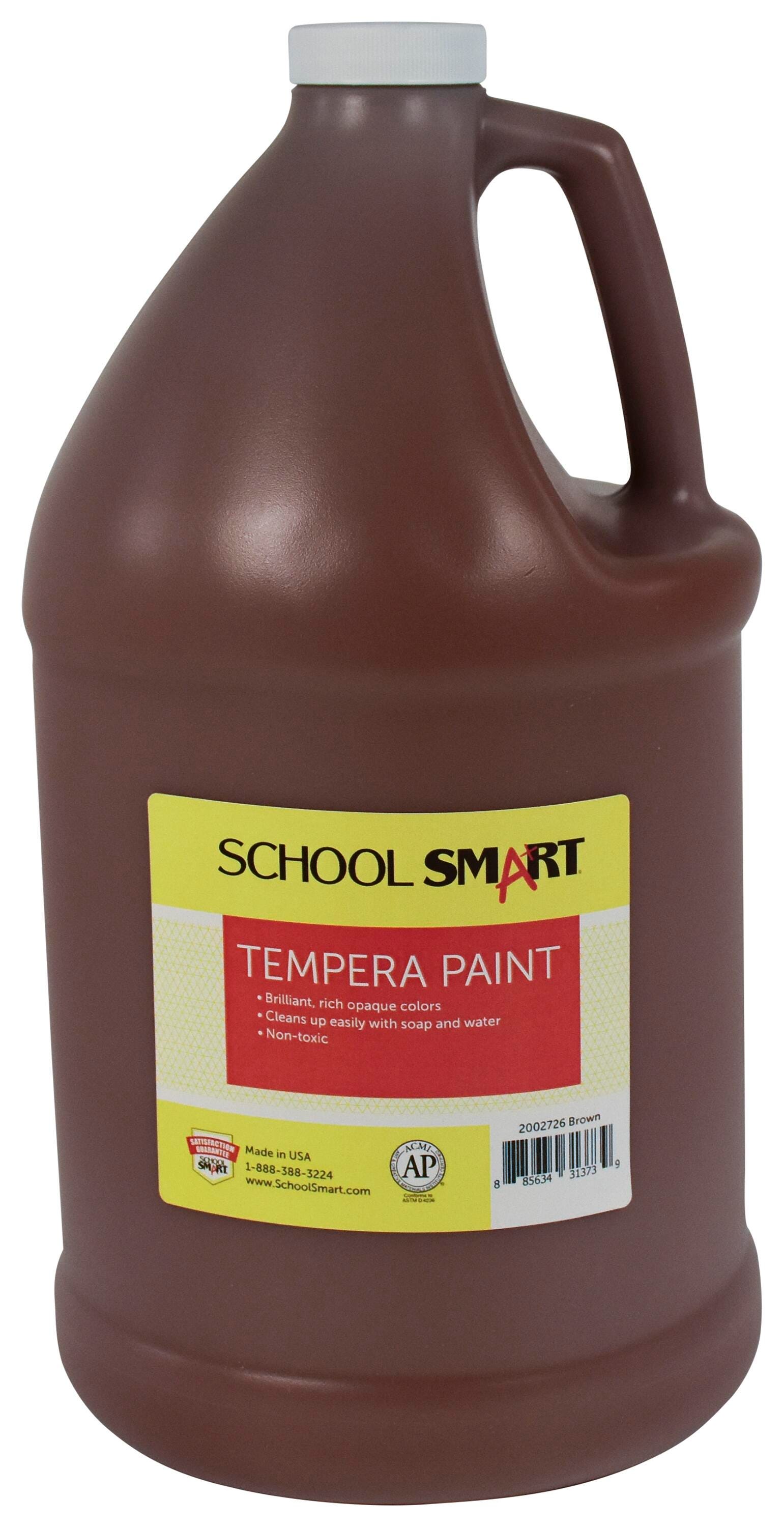 PAINT TEMPERA SCHOOL SMART BROWN GALLON