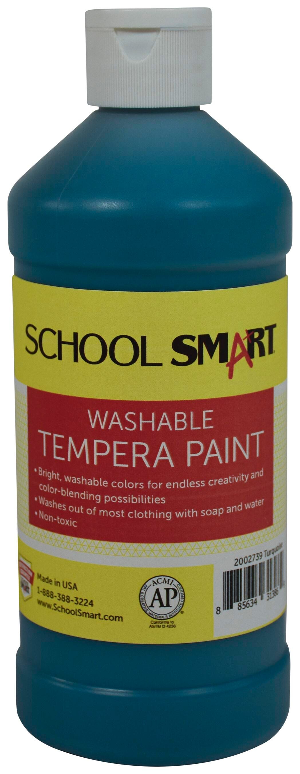 PAINT TEMPERA WASH SCHOOL SMART TURQOUISE PINT