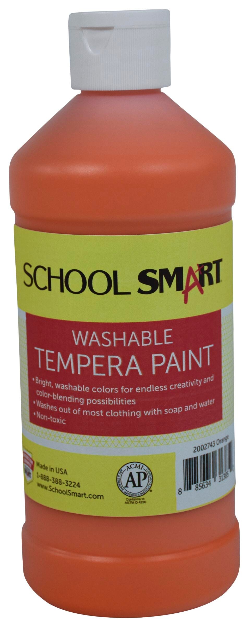 PAINT TEMPERA WASH SCHOOL SMART ORANGE PINT
