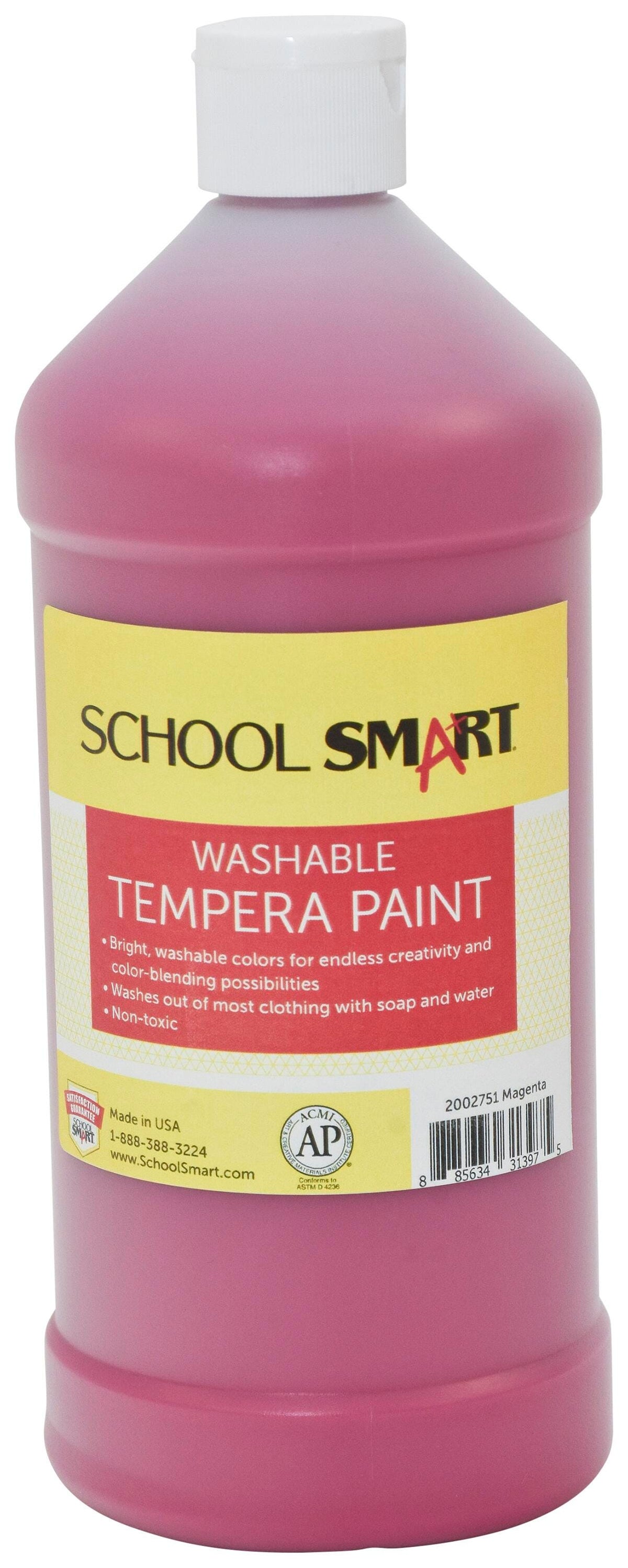 PAINT TEMPERA WASH SCHOOL SMART MAGENTA QUART
