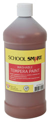 PAINT TEMPERA WASH SCHOOL SMART BROWN QUART