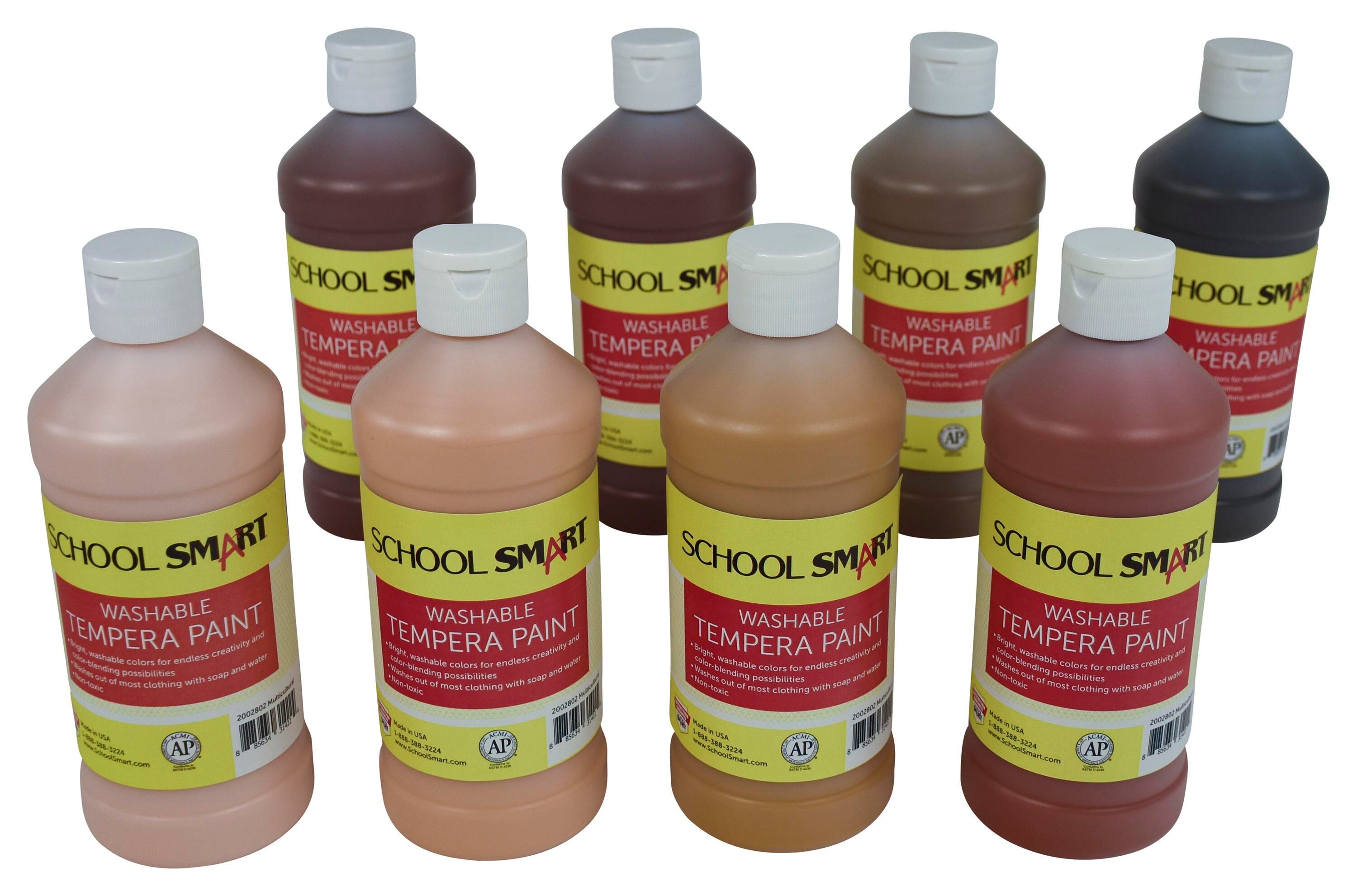 PAINT TEMPERA WASH SCHOOL SMART ASST MULTICULTURAL PINT SET OF 8