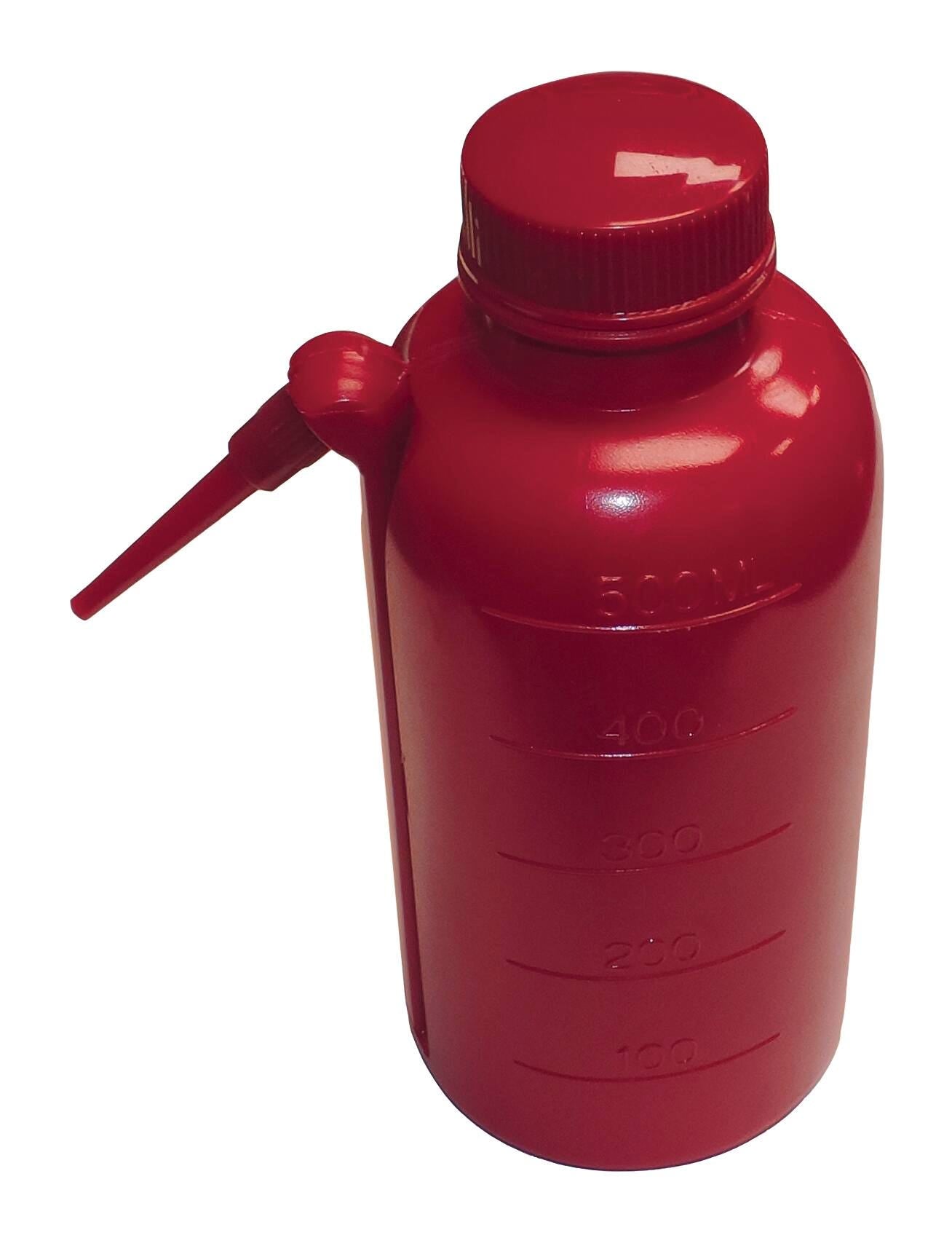 BOTTLES WASH RED LDPE 500ML PK/4