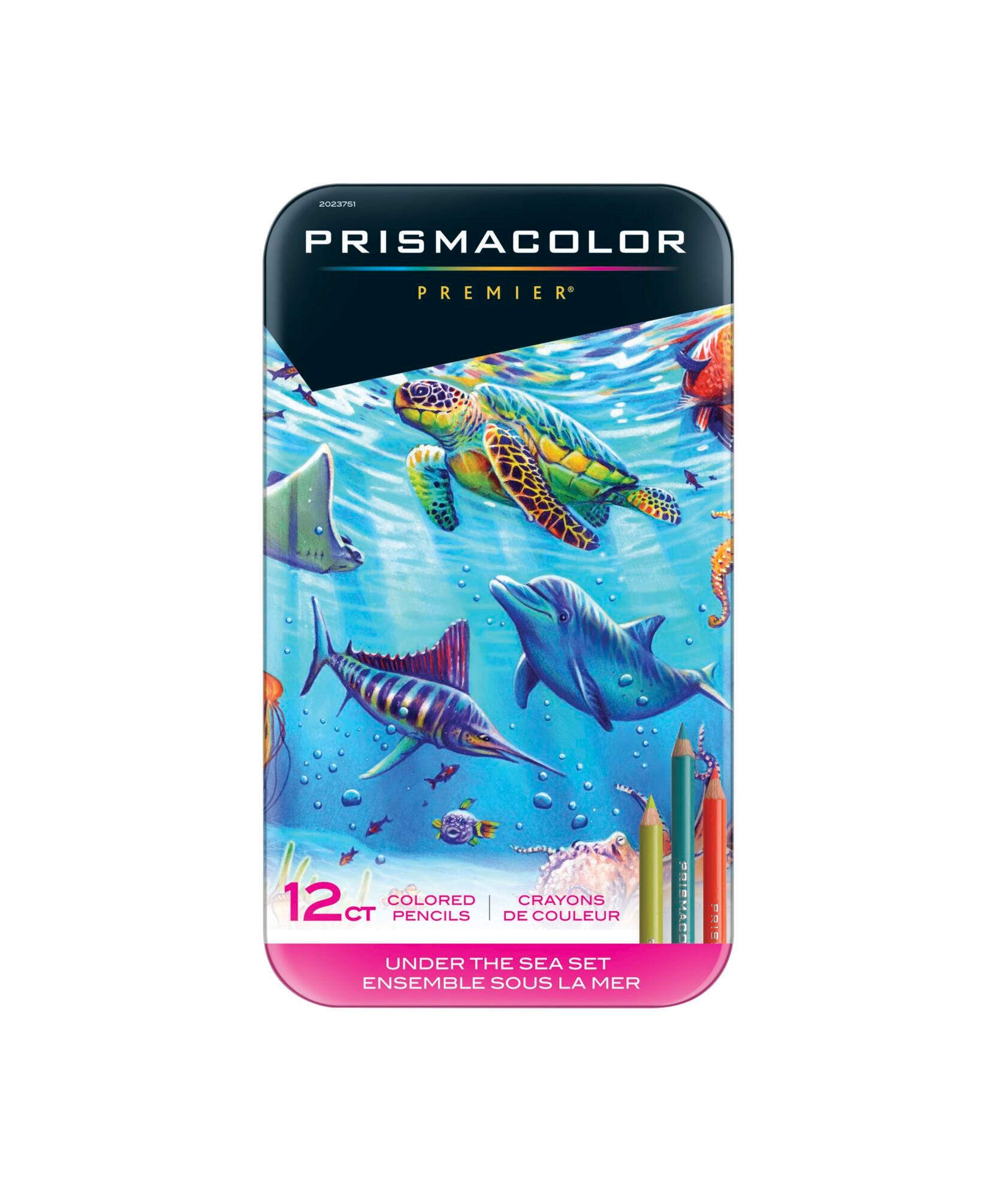 PENCILS COLORED PRISMACOLOR PR SETS UNDER THE SEA SET OF 12